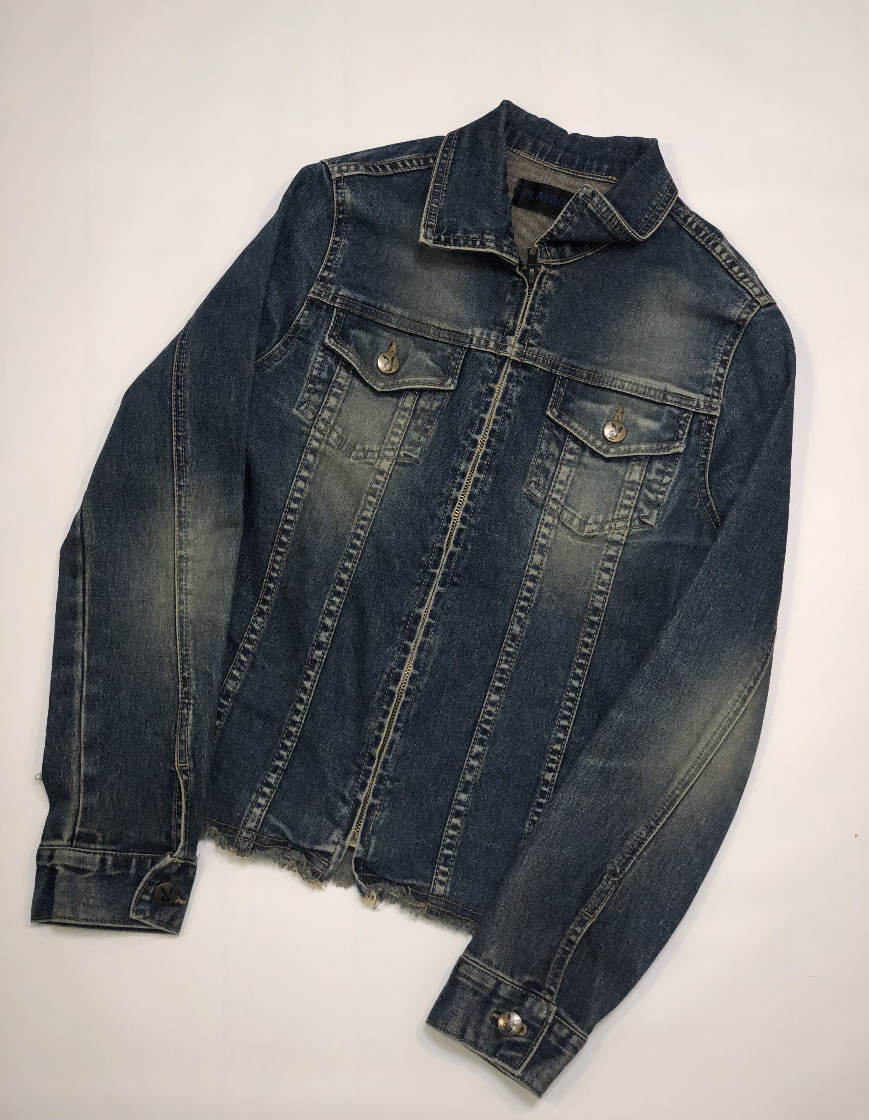 Playboy Vintage Playboy old school Denim jacket 90s Size M / US 6-8 / IT 42-44 - 2 Thumbnail