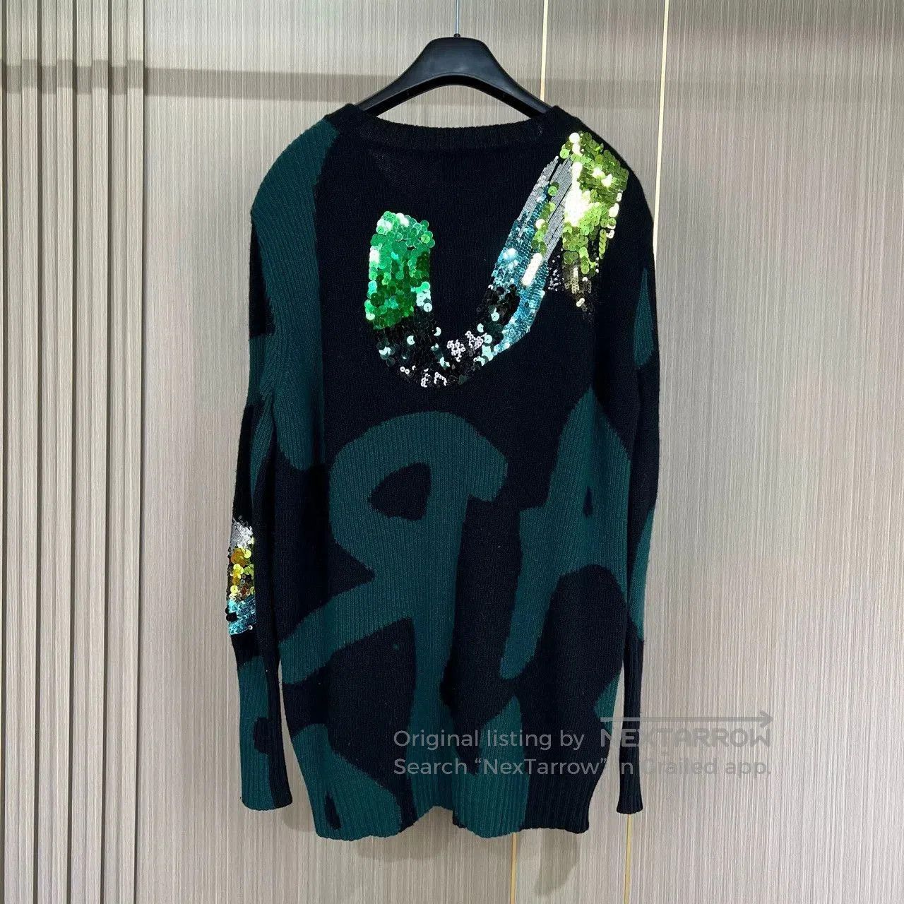 Louis Vuitton louis vuitton sequined knit sweatshirt. Size XS / US 0-2 / IT 36-38 - 2 Thumbnail