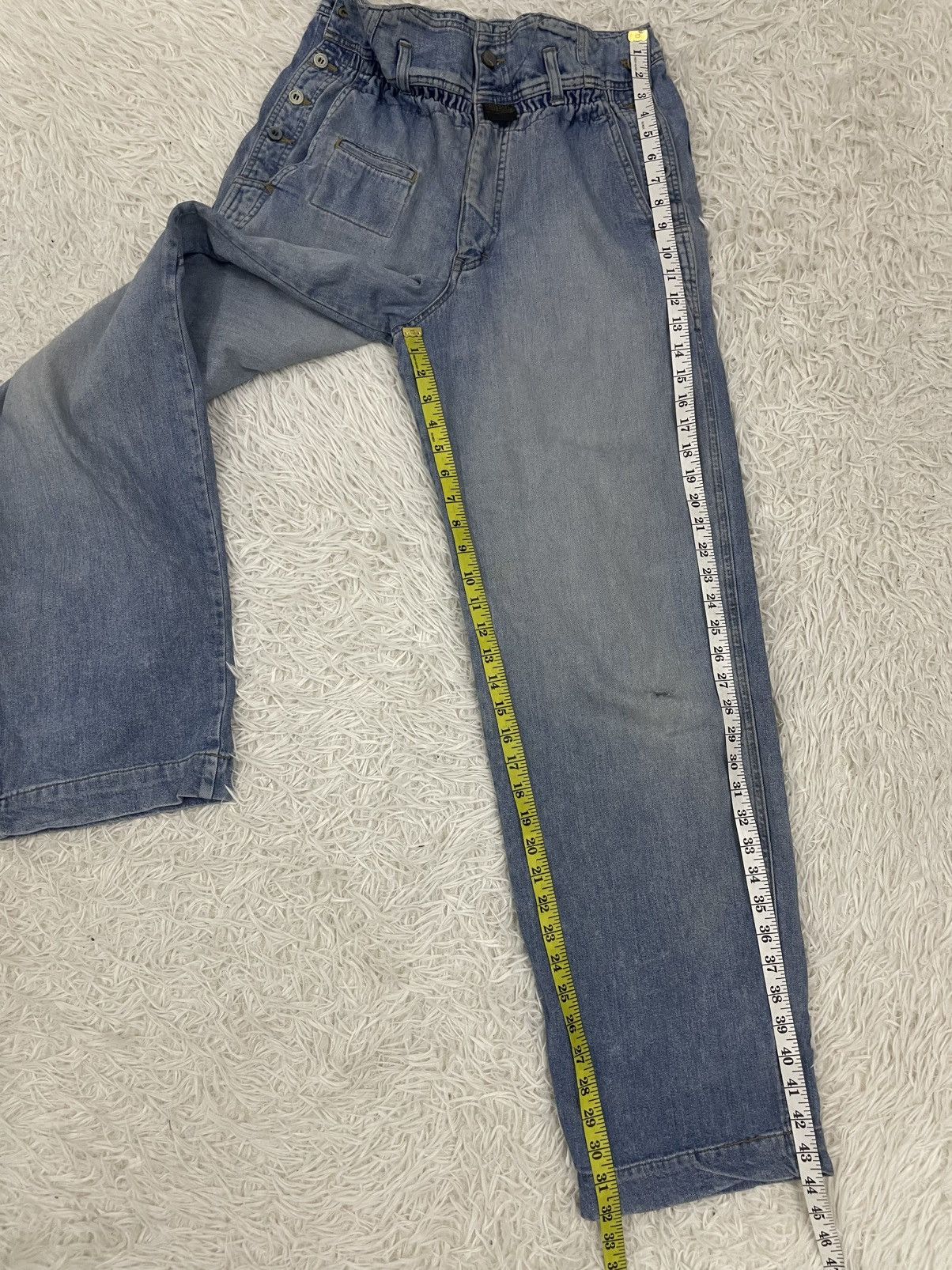 Marithe + Francois Girbaud High Waist Side Buttons Marithe Francois Girbaud Jeans Pant Size US 29 - 15 Thumbnail