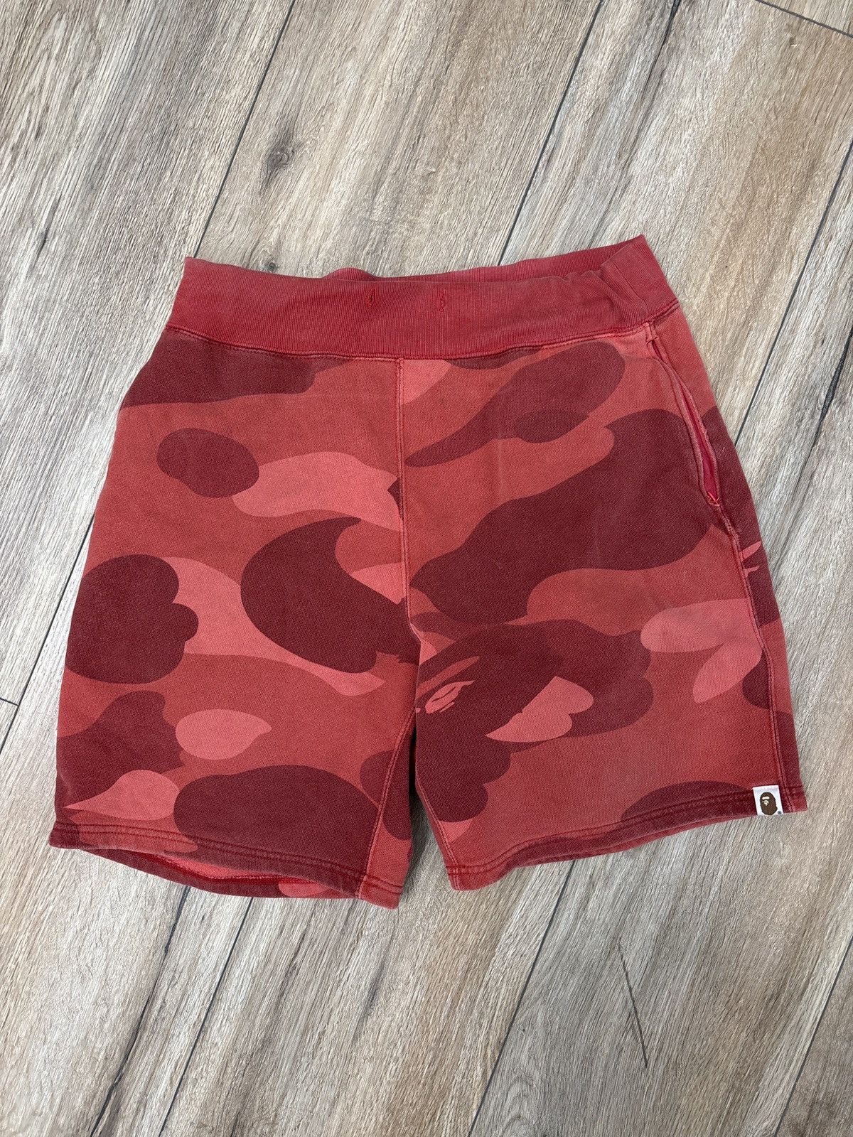 Bape Color Camo Sweat Shorts Size US 39 - 1 Thumbnail