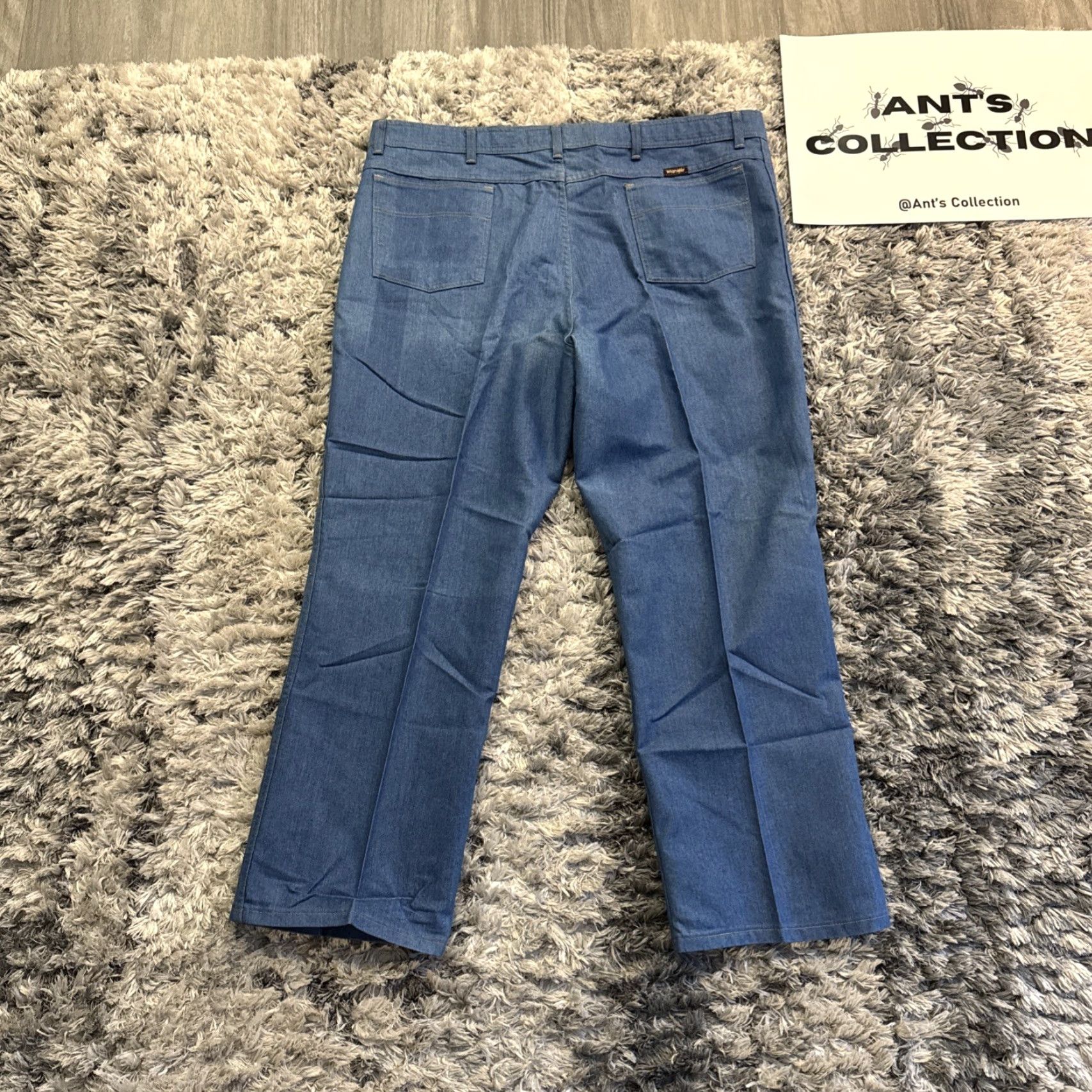 Wrangler VINTAGE Wrangler Jeans Men 44x30 Blue Denim 90s Style Code 85498LB Rare Mens Jeans Straight 90s Size US 44 / EU 60 - 2 Thumbnail