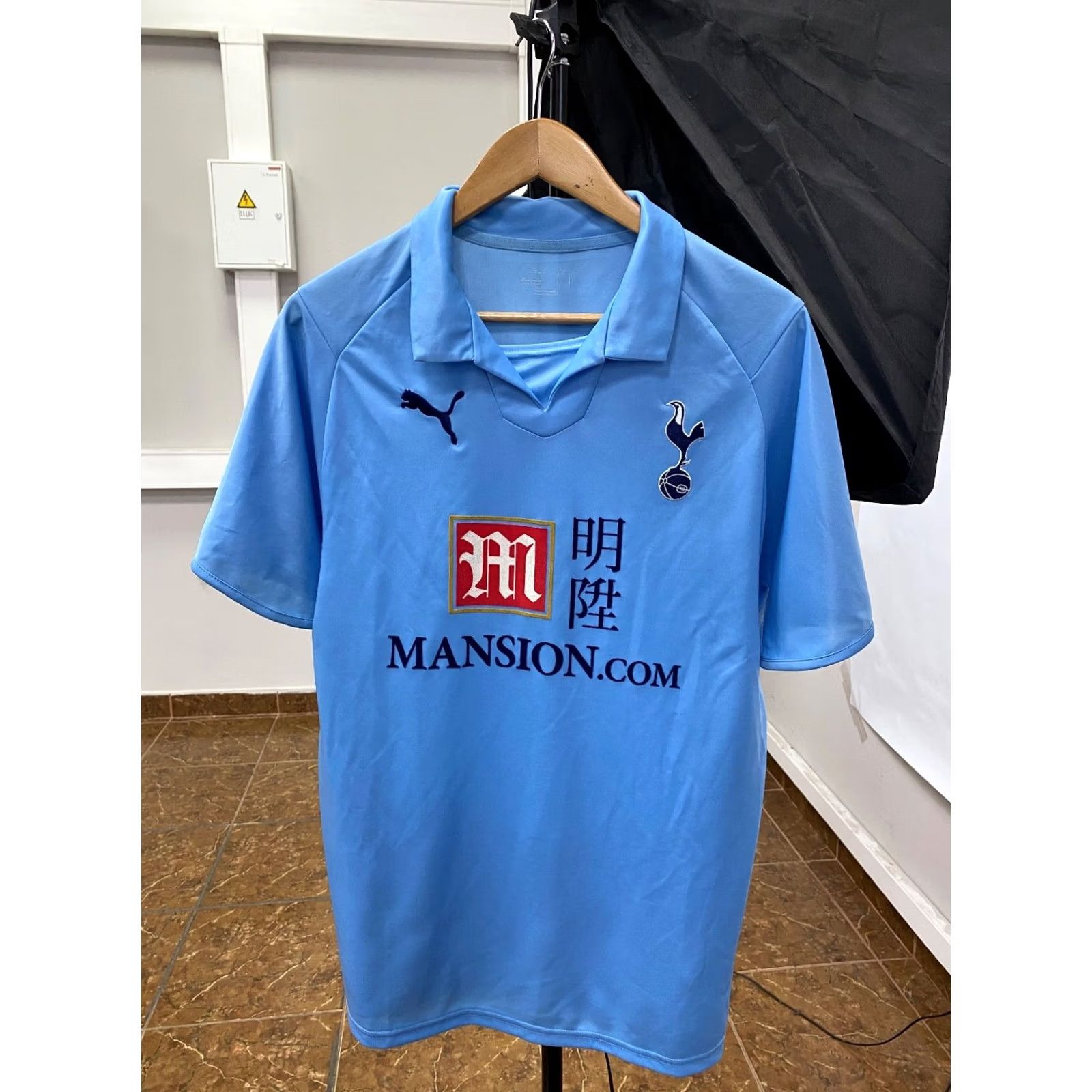 Puma VINTAGE Tottenham Mansion Nike Shirt Mens M Blue Jersey Retro T-Shirt Size US M / EU 48-50 / 2 - 2 Thumbnail