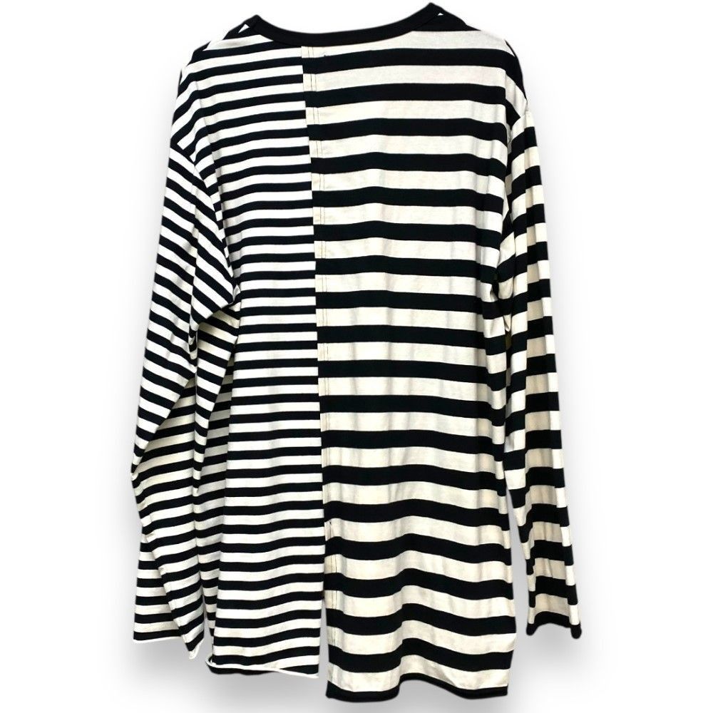 Yohji Yamamoto S'YTE YOHJI YAMAMOTO Border Stripe Cut and Sewn Size US L / EU 52-54 / 3 - 2 Thumbnail