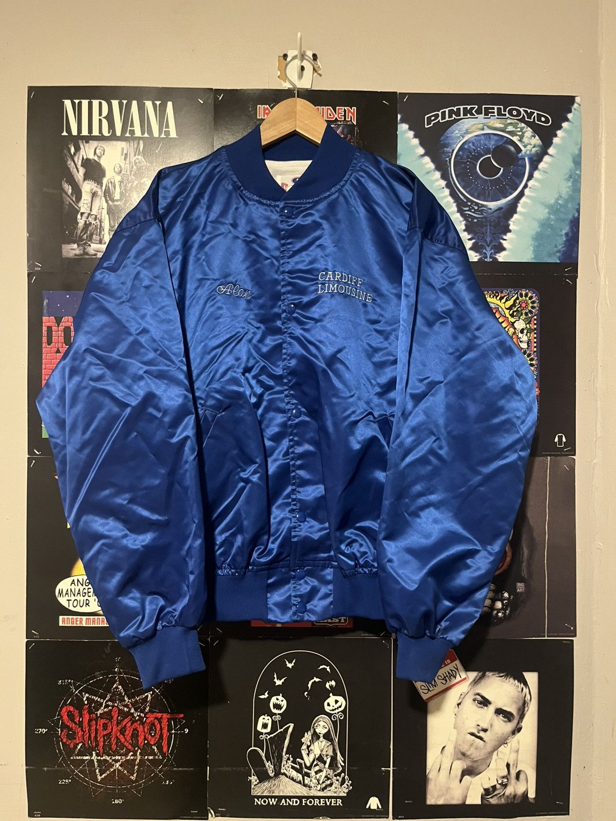 Other Vintage 90’s made in USA Cardiff Limousine Bomber Jacket XL Size US XL / EU 56 / 4 - 1 Thumbnail