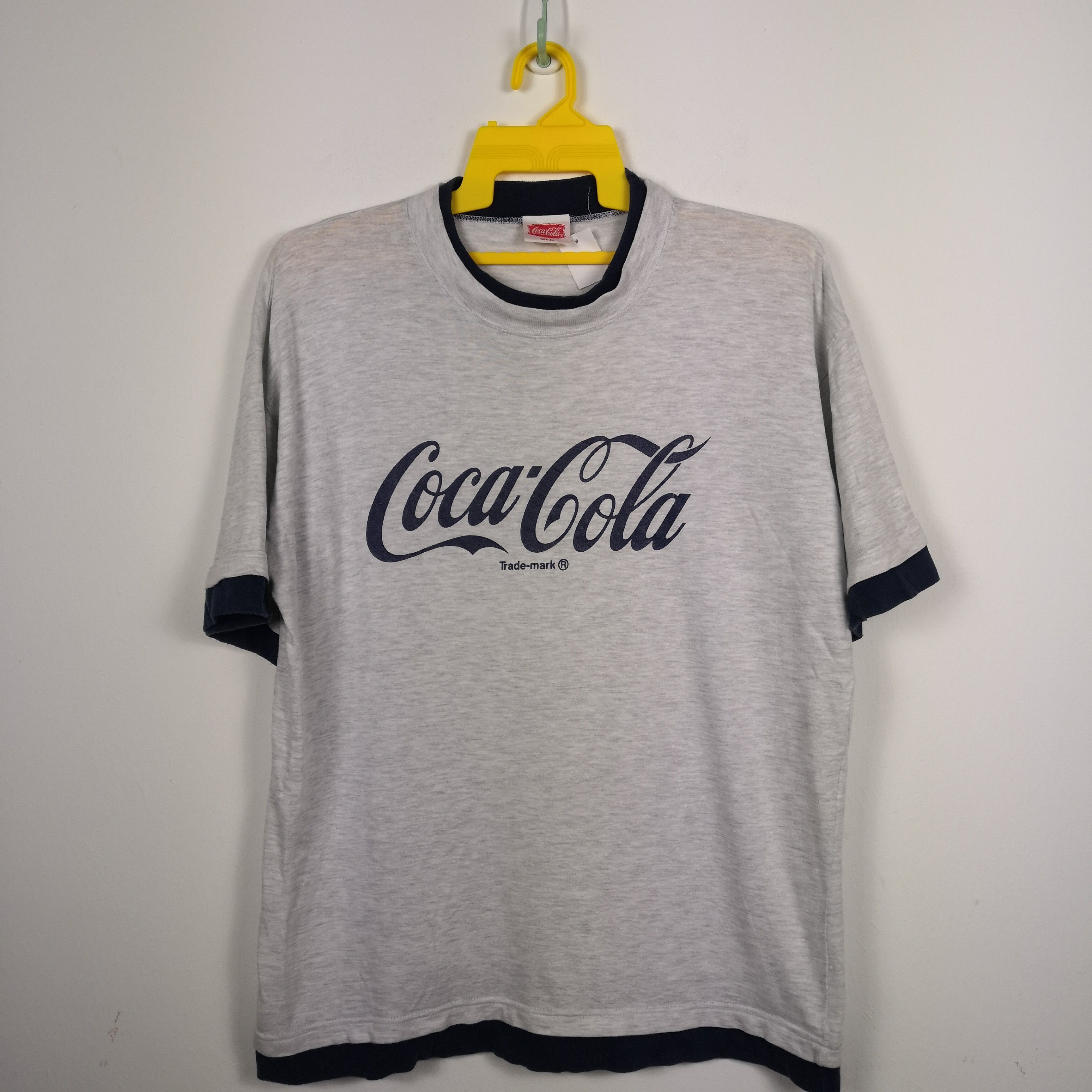 Coca Cola × Vintage Vintage COKE T-Shirt Coca Cola Big Spell Out Crewneck Tee Size US L / EU 52-54 / 3 - 2 Thumbnail