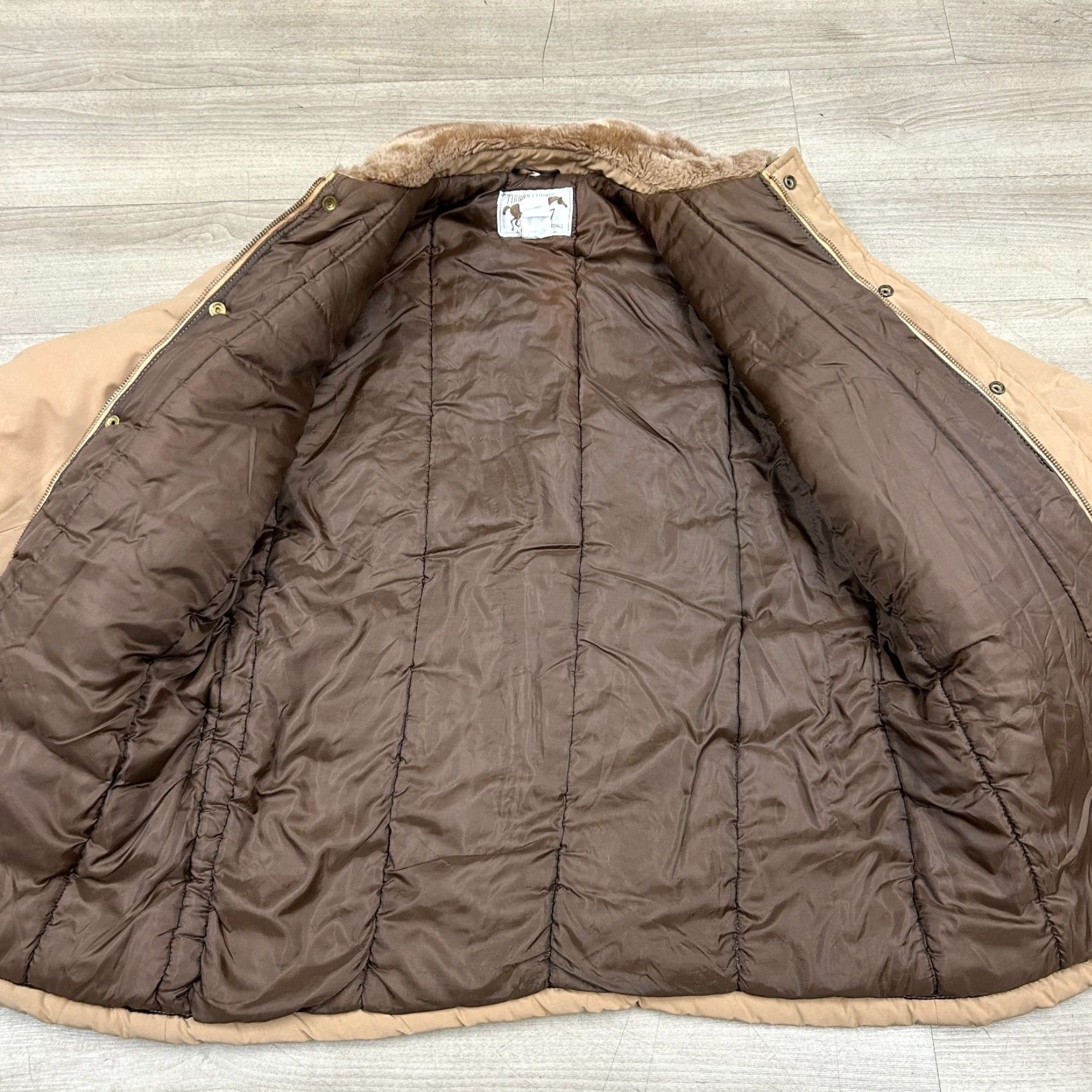 Vintage VINTAGE Thoroughbred Jacket Mens XL Brown Windbreaker Parka Coat Size US XL / EU 56 / 4 - 6 Thumbnail