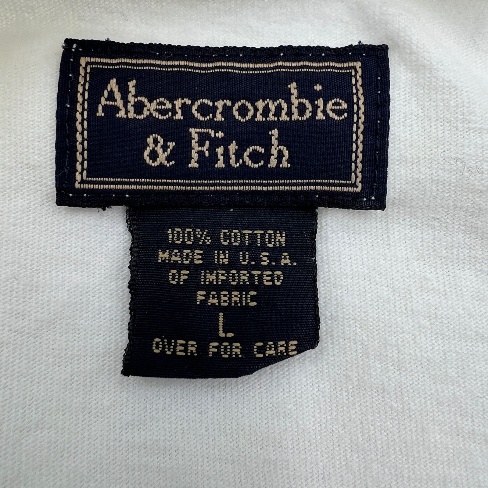 Abercrombie & Fitch Vintage Abercrombie & Fitch Tank Top White Y2K Size L / US 10 / IT 46 - 3 Thumbnail