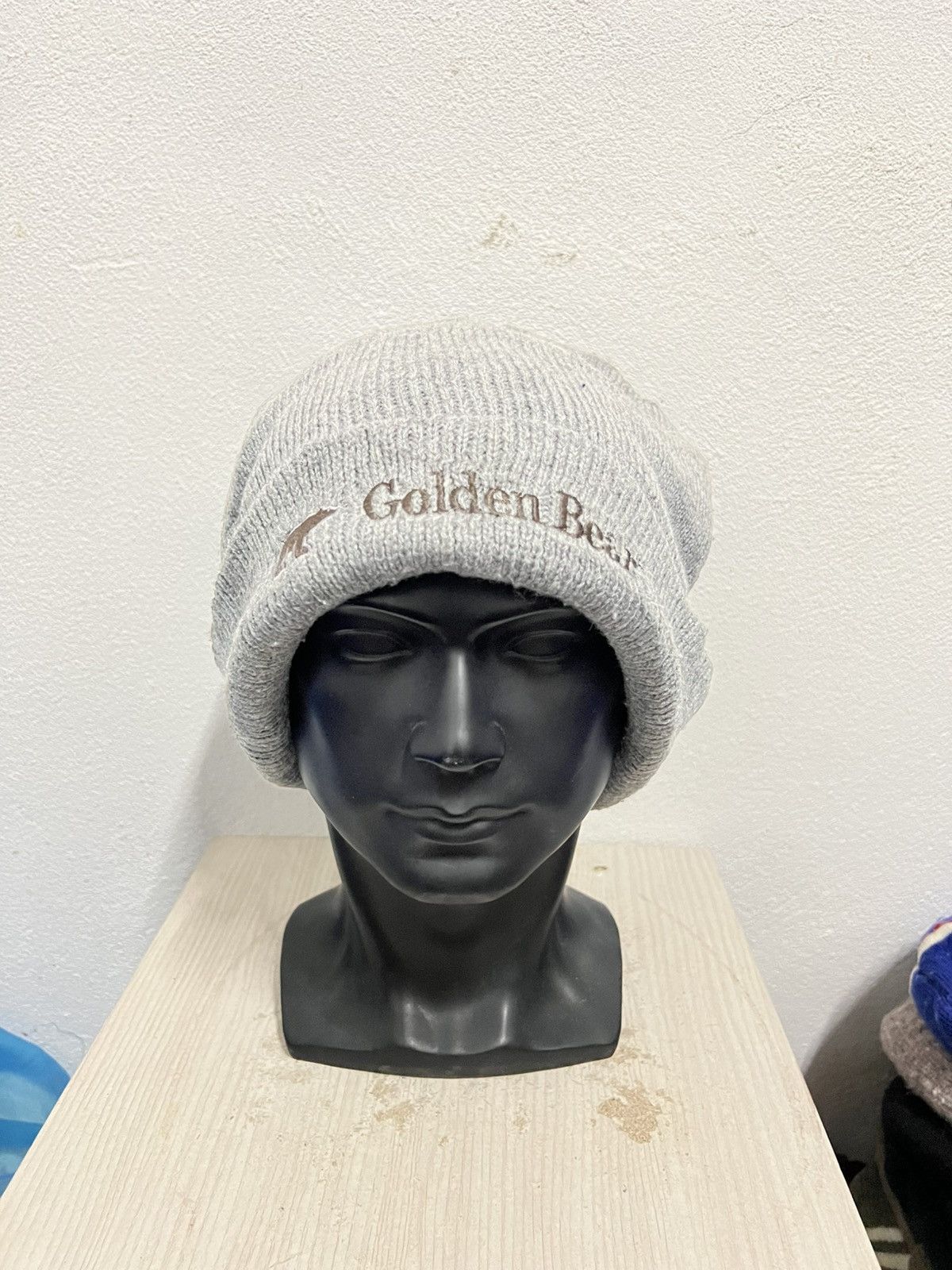 Golden Bear Golden Bear Spell Out Beanie Hat Size ONE SIZE - 2 Thumbnail