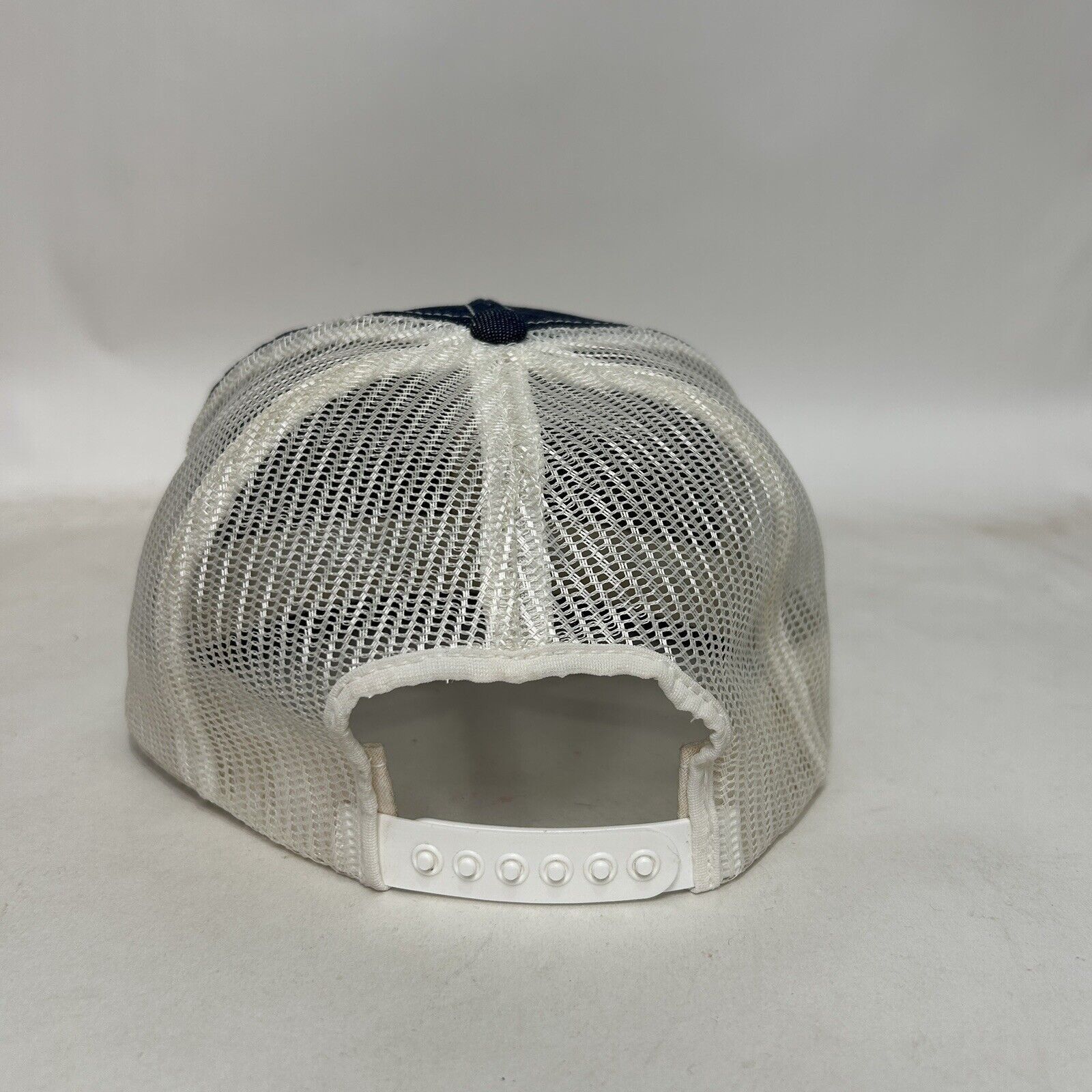 Vintage Vintage John Deere Denim Mesh Trucker Snapback Hat 2024 Size ONE SIZE - 4 Thumbnail