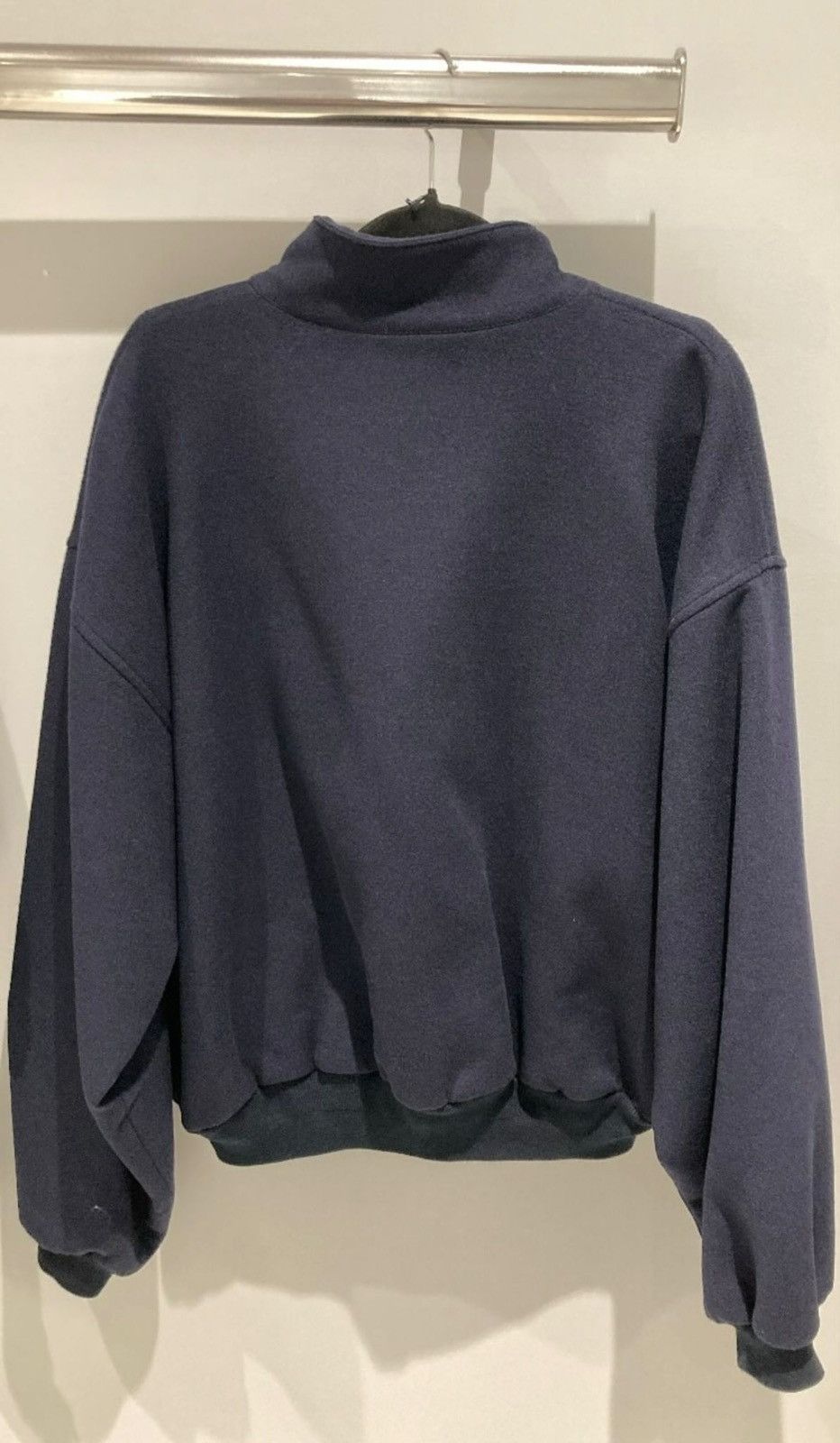 Balenciaga 🔥Wool Cashmere Harrington Style Jacket in dark navy Size US S / EU 44-46 / 1 - 2 Thumbnail