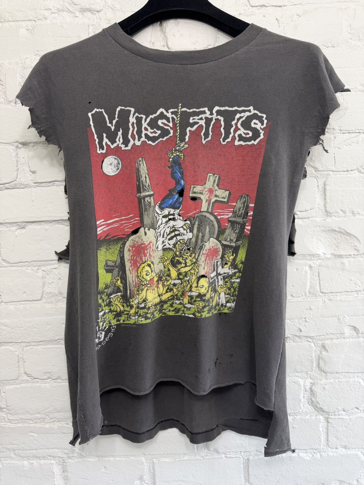 Vintage Vintage 90's Misfits chopped shirt Size US L / EU 52-54 / 3 - 11 Thumbnail