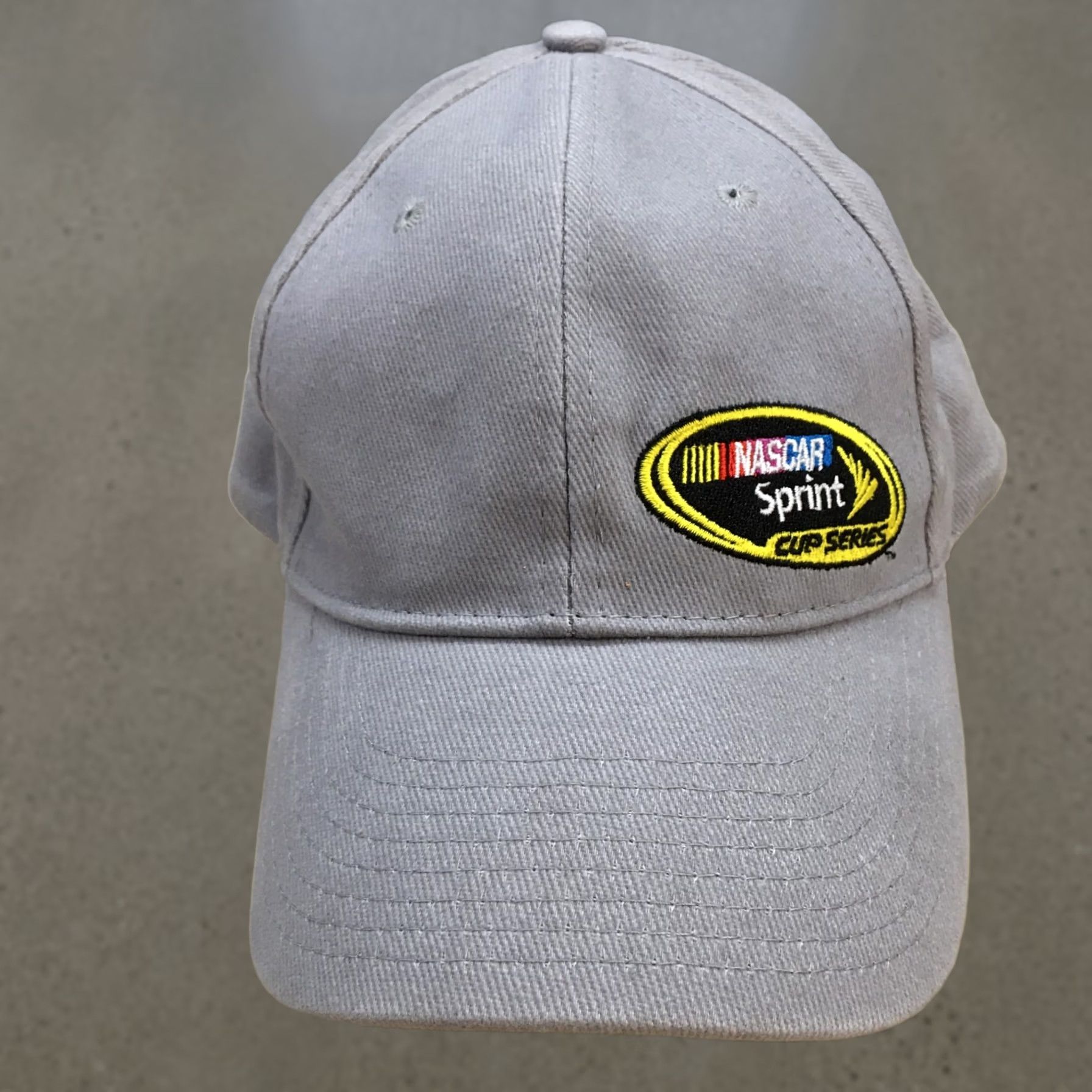 NASCAR Nascar Sprint Baseball Cap Hat Mens One Size Grey Cotton Adjustable Embroidered Size ONE SIZE - 1 Thumbnail