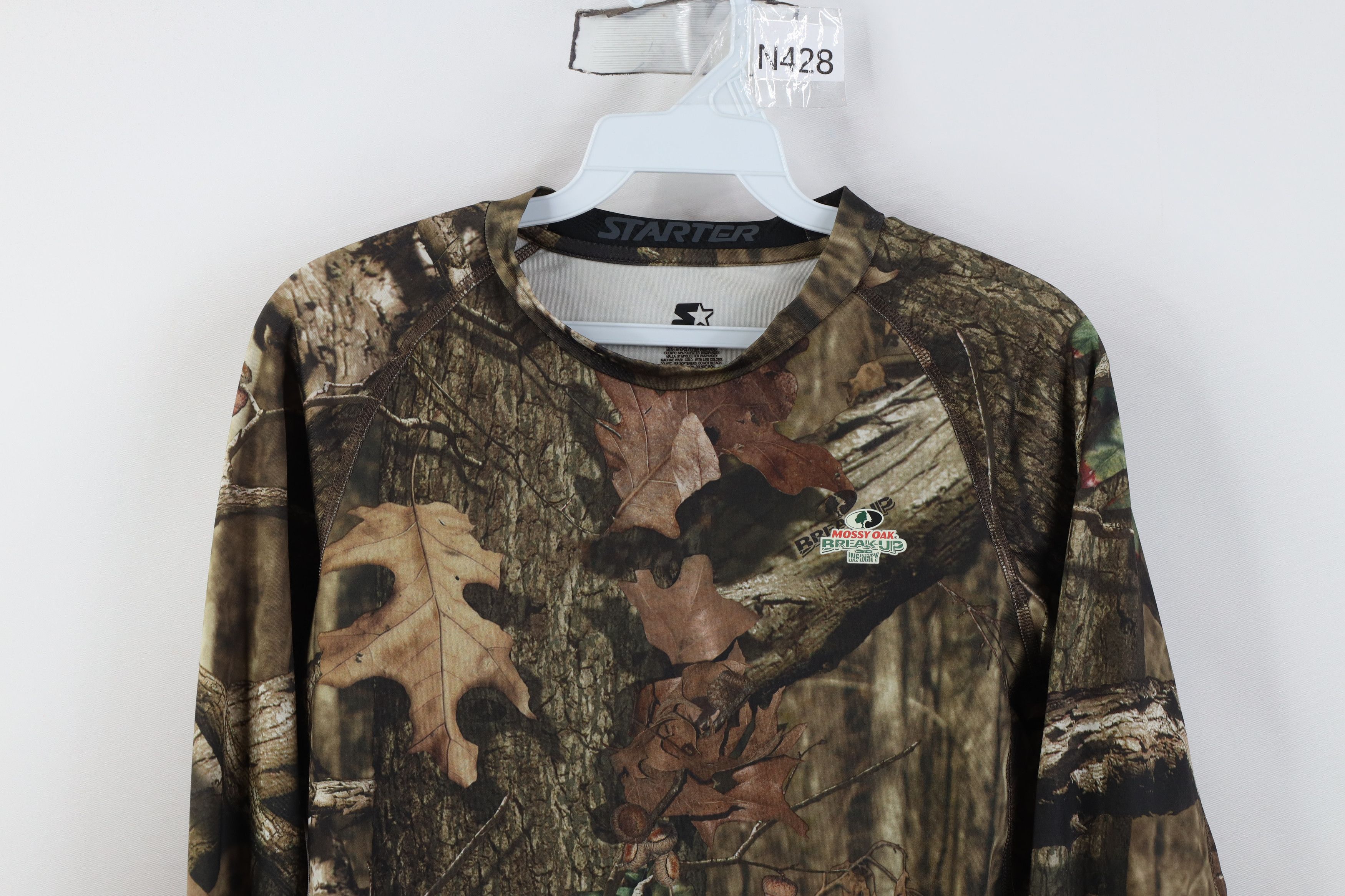 Starter Vintage Y2K Starter Mossy Oak Camouflage Long Sleeve T-Shirt Size US S / EU 44-46 / 1 - 2 Thumbnail