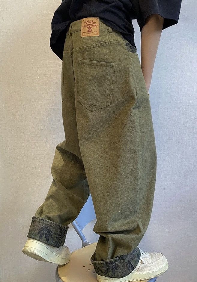 Japanese Brand × Vintage Outdoor retro fashion maple leaf baggy pants Size US 34 / EU 50 - 3 Thumbnail
