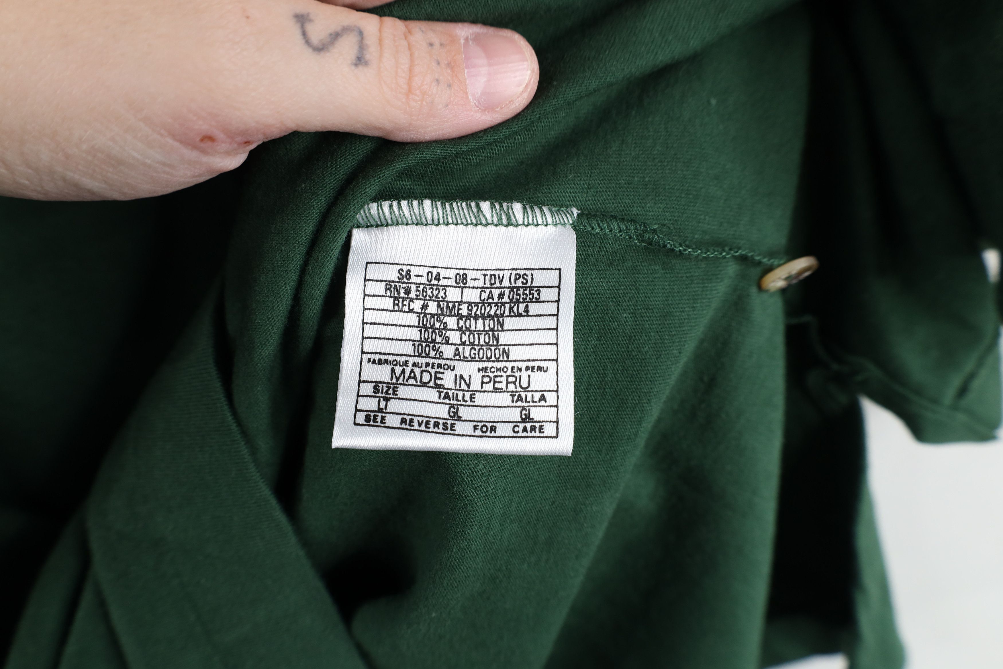 Nike × Vintage Deadstock Vintage 90s Nike Golf Collared Polo Shirt Green Size US L / EU 52-54 / 3 - 10 Thumbnail