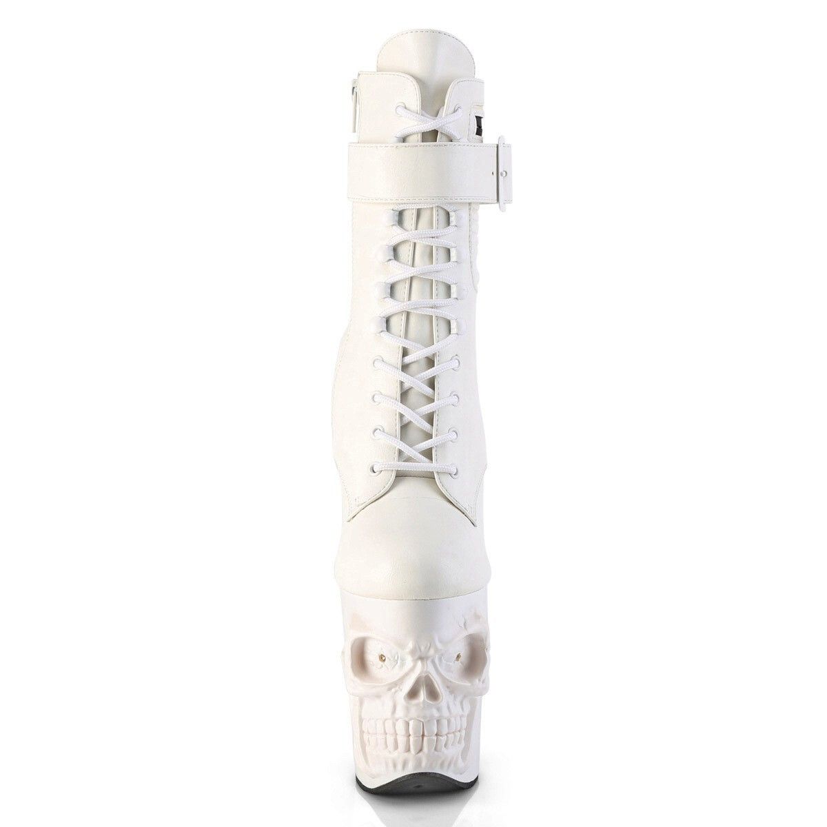 Other Rapture Finger Bone Skull Platform Ankle Boots White Static Size US 6 / IT 36 - 9 Thumbnail