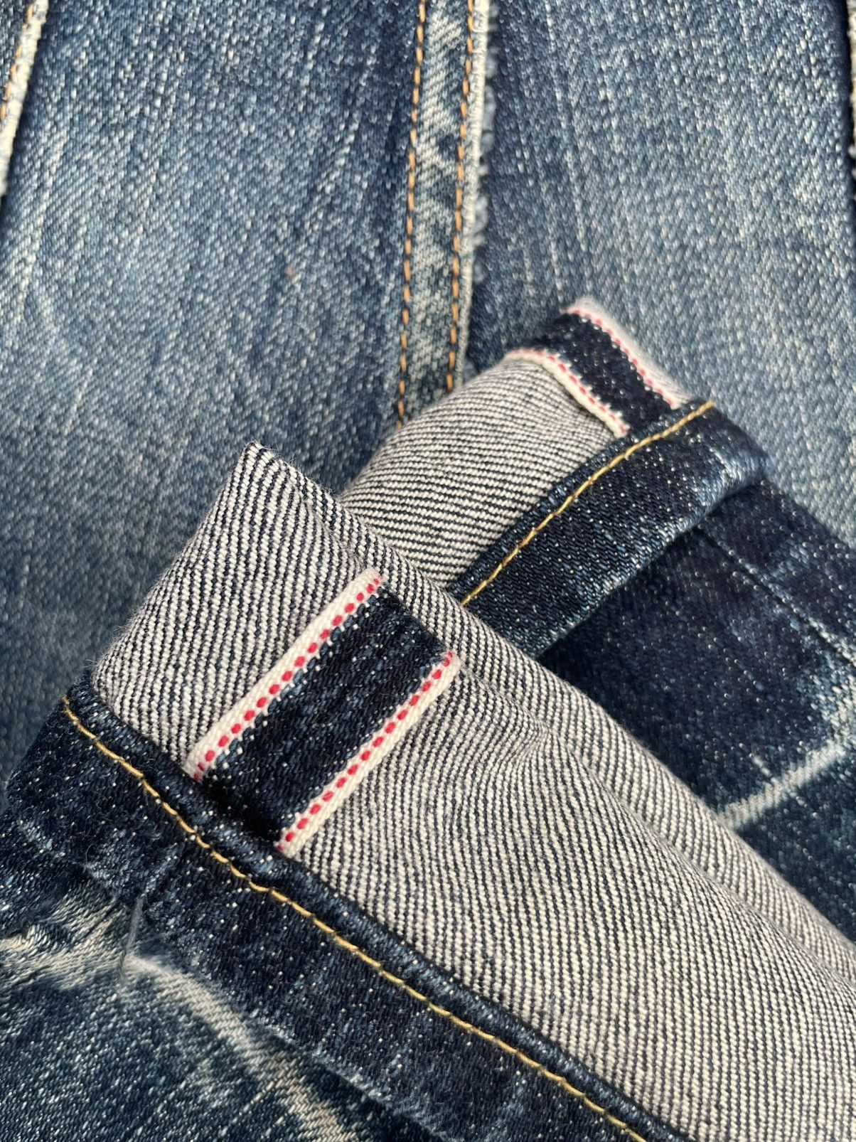 Japanese Brand Ships Redline Selvedge Denim Size US 36 / EU 52 - 15 Thumbnail