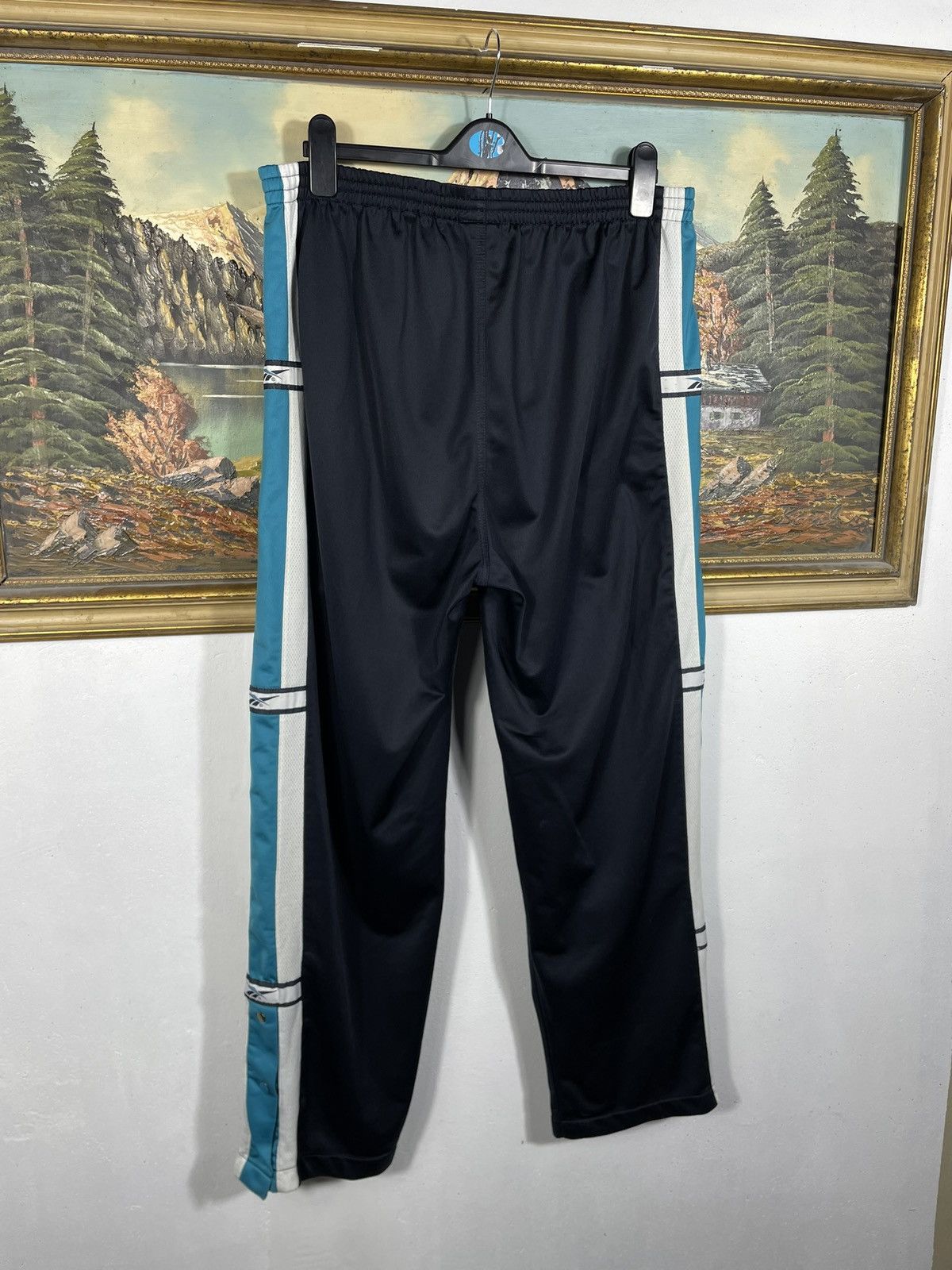 Reebok × Vintage Reebok retro 00s baggy loose trousers blockcore hiphop skate Size US 36 / EU 52 - 7 Thumbnail