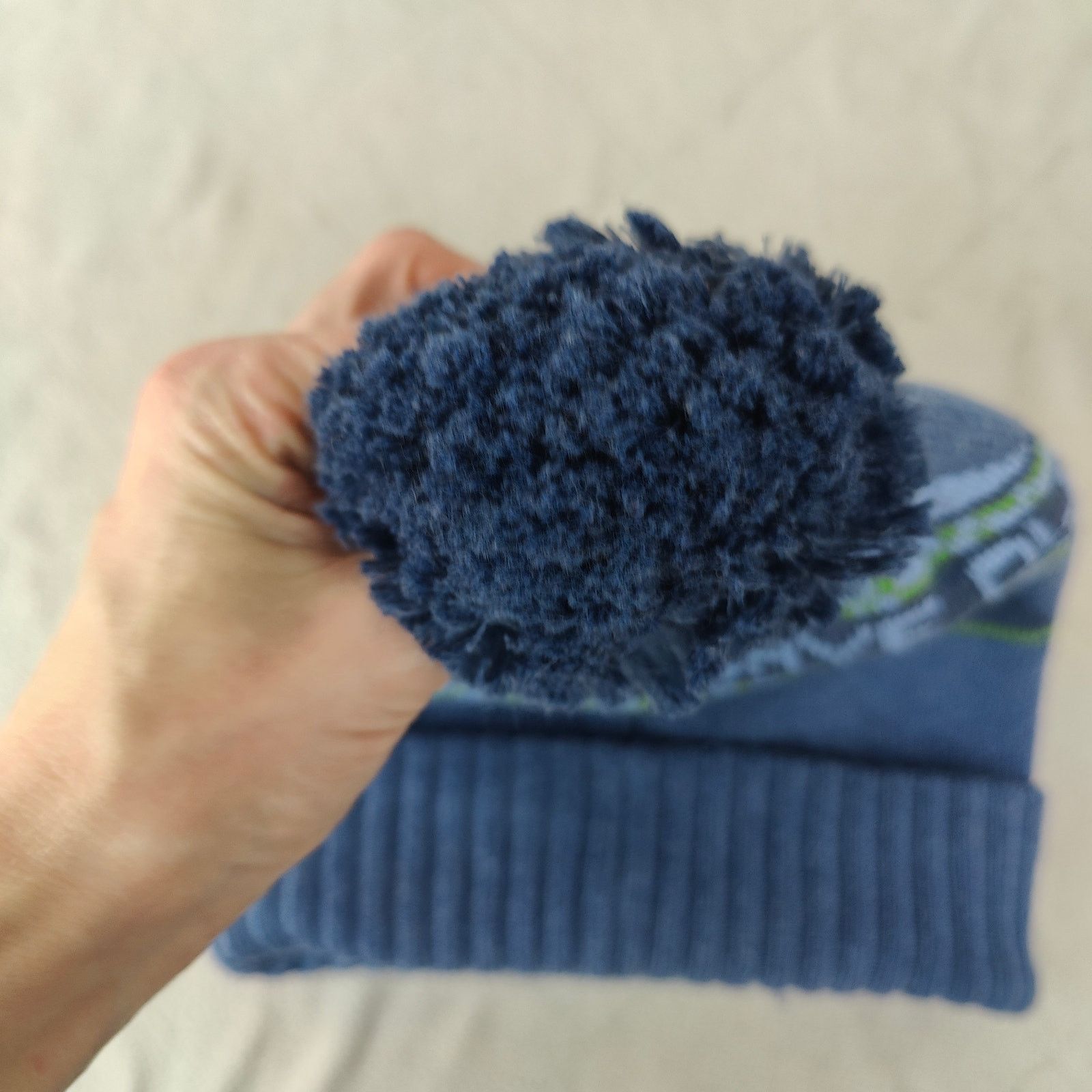 Patagonia Patagonia Powder Town Pom Beanie Hat Save Our Home Knit Size ONE SIZE - 5 Thumbnail