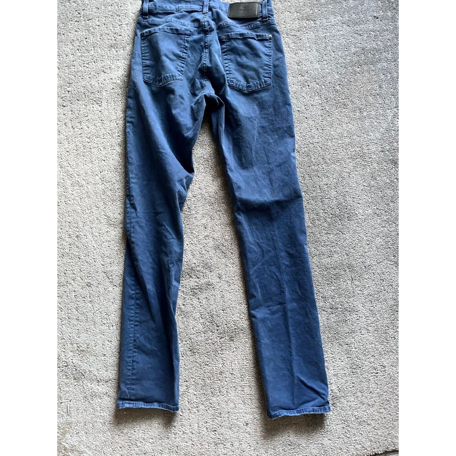 7 For All Mankind Mens 7 For All Mankind Adrien Slim Stretch Pants Khakis Size 29x32 Blue Size US 29 - 3 Thumbnail