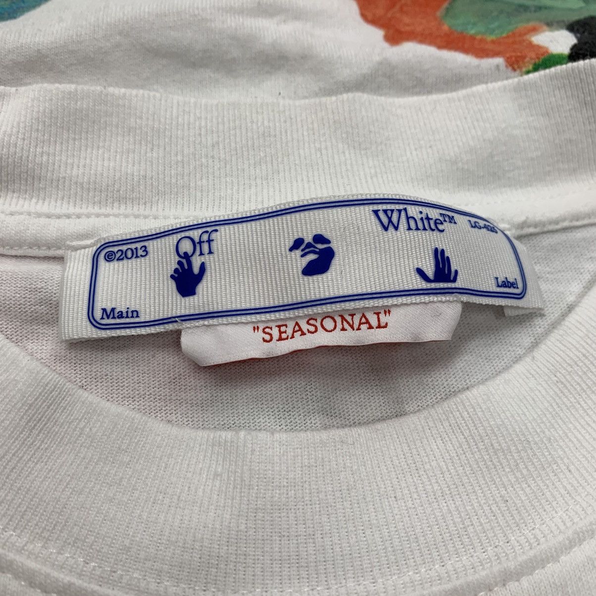 Off-White Off White Small Tee Paint Brush Arrows White T-Shirt Virgil Size US S / EU 44-46 / 1 - 6 Thumbnail