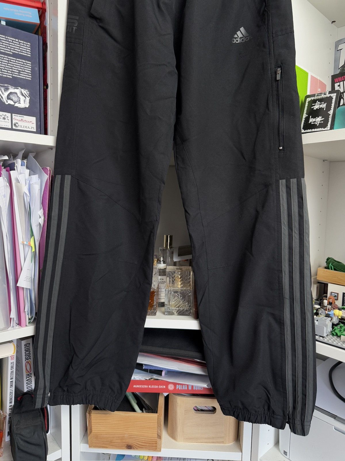 Adidas × Vintage Vintage y2k Adidas wide leg baggy fit sweat track pants S Size US 32 / EU 48 - 4 Thumbnail