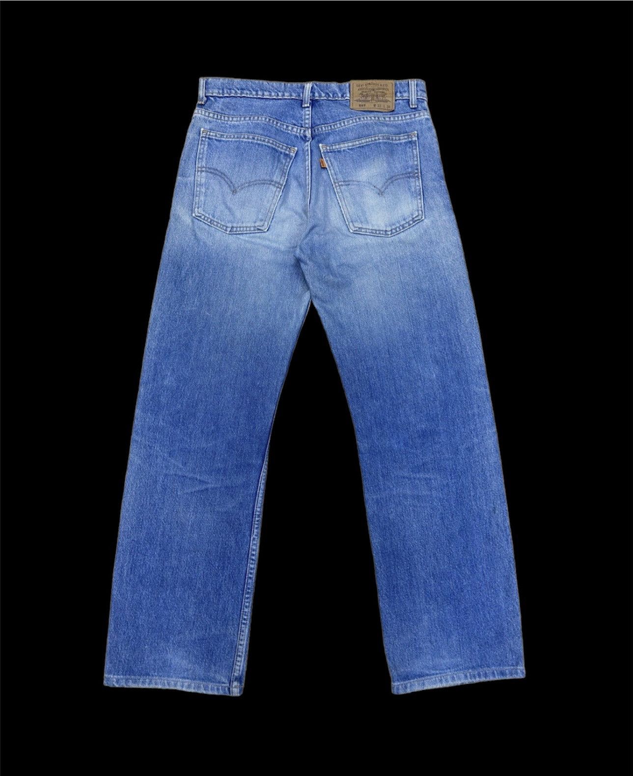Levi's Vintage 90s Levis 607 Orange Tag Denim 32x29 JJ79 Size US 32 / EU 48 - 2 Thumbnail