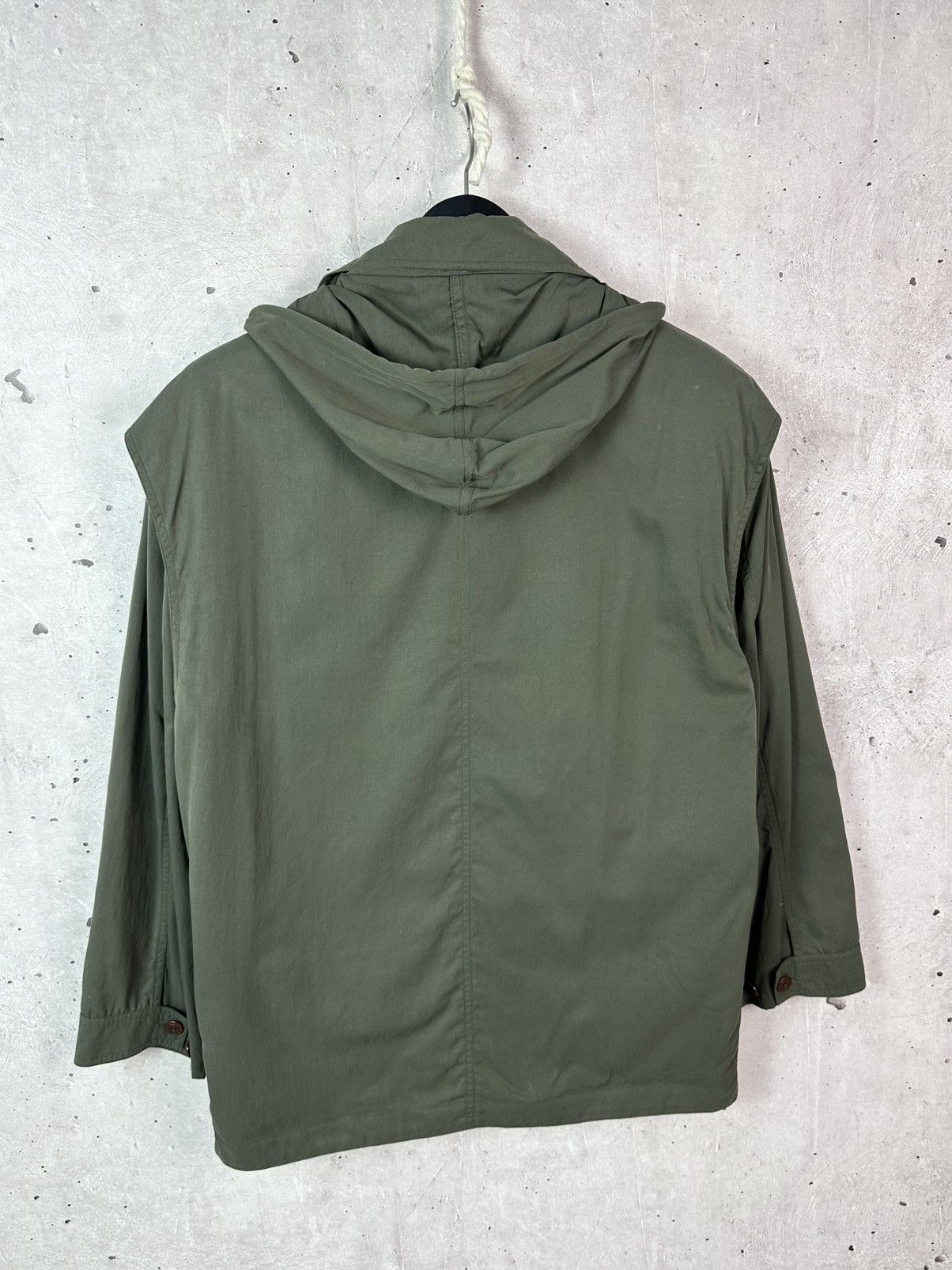 Paul & Shark Paul & Shark Made in Italy Khaki Multipocket Hooded Jacket Size US L / EU 52-54 / 3 - 7 Thumbnail