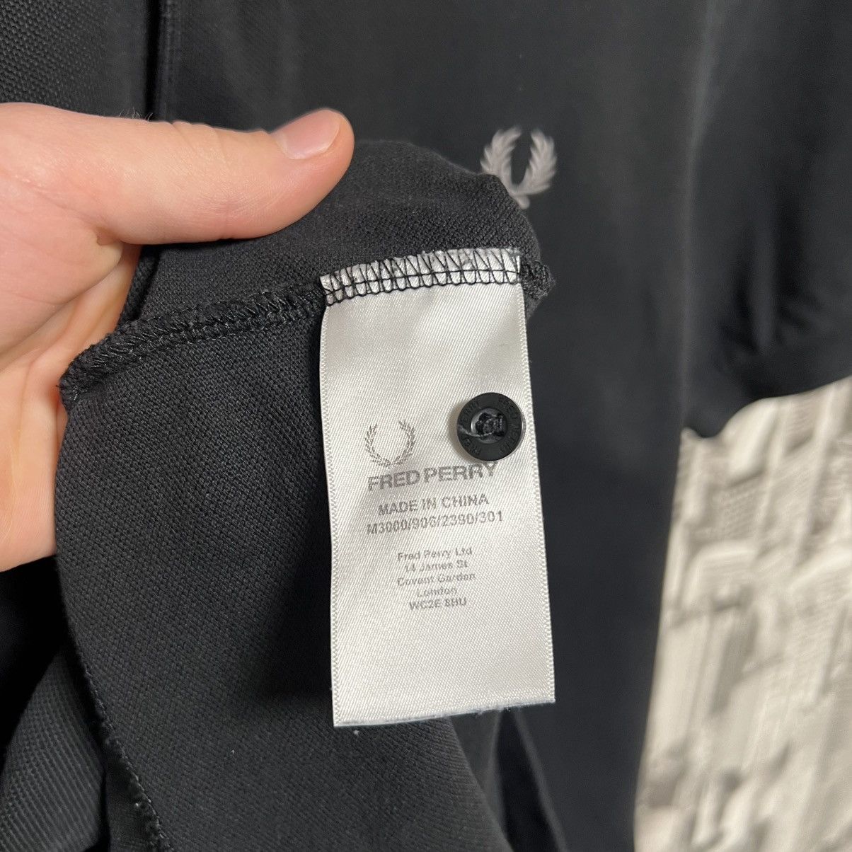 Fred Perry Men’s Fred Perry Black Polos Short Sleeve Cotton Size M Size US M / EU 48-50 / 2 - 5 Thumbnail