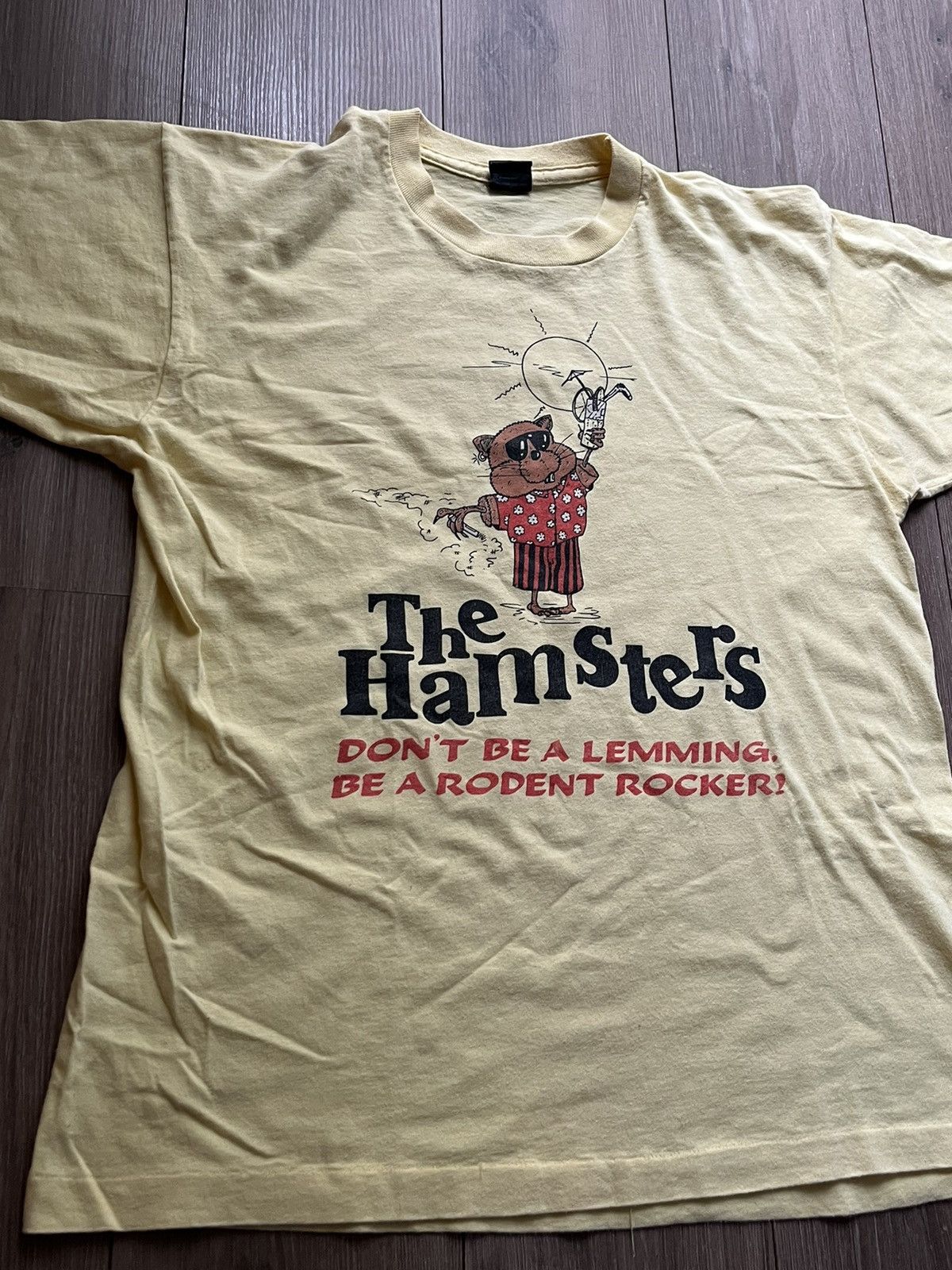 Band Tees × Vintage The Hamsters 90s band tshirt 2yk Size US XL / EU 56 / 4 - 7 Thumbnail