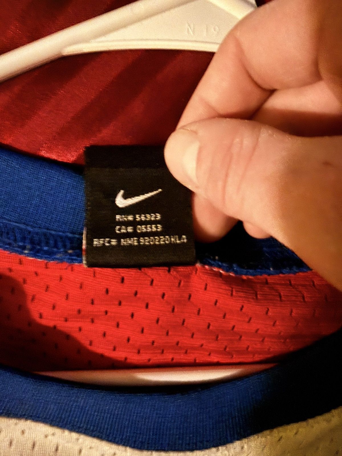 Nike Nike Micheal Jordan Washington Bullets Home Jersey Size US L / EU 52-54 / 3 - 5 Thumbnail