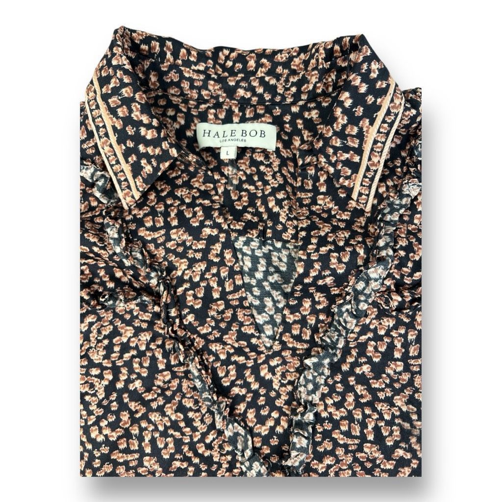 Other Hale Bob Silk Blend Floral Blouse Top Size Large Size L / US 10 / IT 46 - 5 Thumbnail