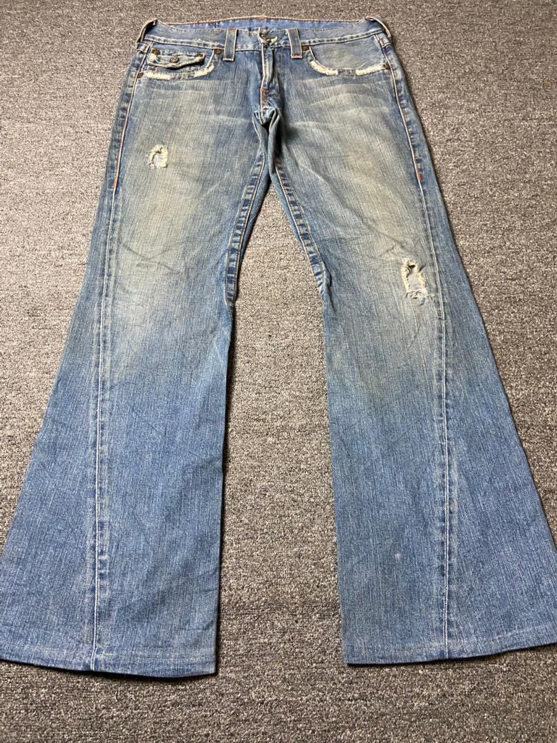 True Religion 🔥 Vintage TRUE RELIGION JOEY Stitched Jeans 🔥 (135) Size US 34 / EU 50 - 13 Thumbnail