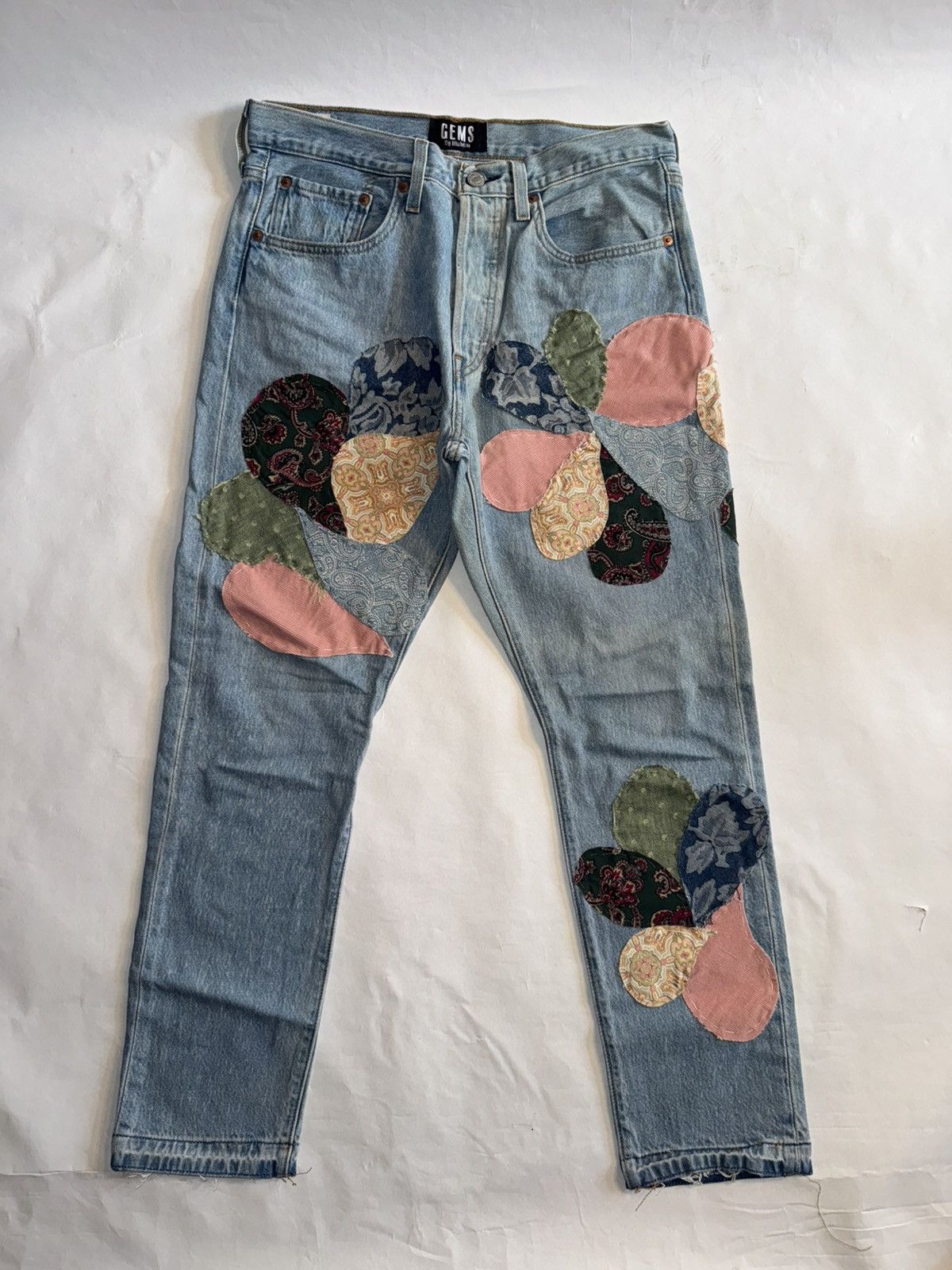 Levi's 501 levis custom denim Size US 30 / EU 46 - 1 Thumbnail