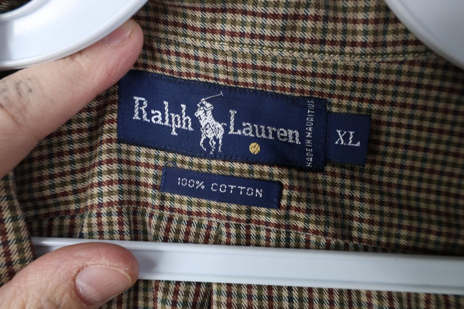 Polo Ralph Lauren Vintage 90s Ralph Lauren Collared Button Down Shirt Cotton Size US XL / EU 56 / 4 - 7 Thumbnail