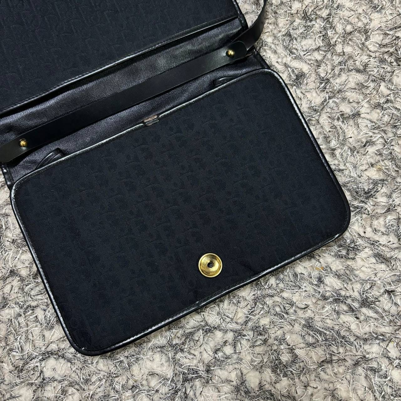 Christian Dior Monsieur Vtg Christian Dior Honeycomb Trotter Monogram Shoulder Bag Size ONE SIZE - 6 Thumbnail