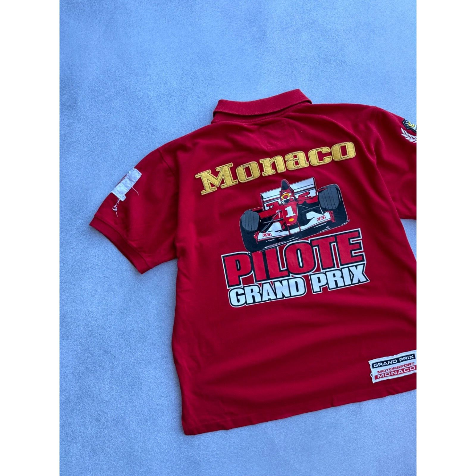 Polo Ralph Lauren VTG Polo RL Style Monaco T-shirt Size US XL / EU 56 / 4 - 2 Thumbnail