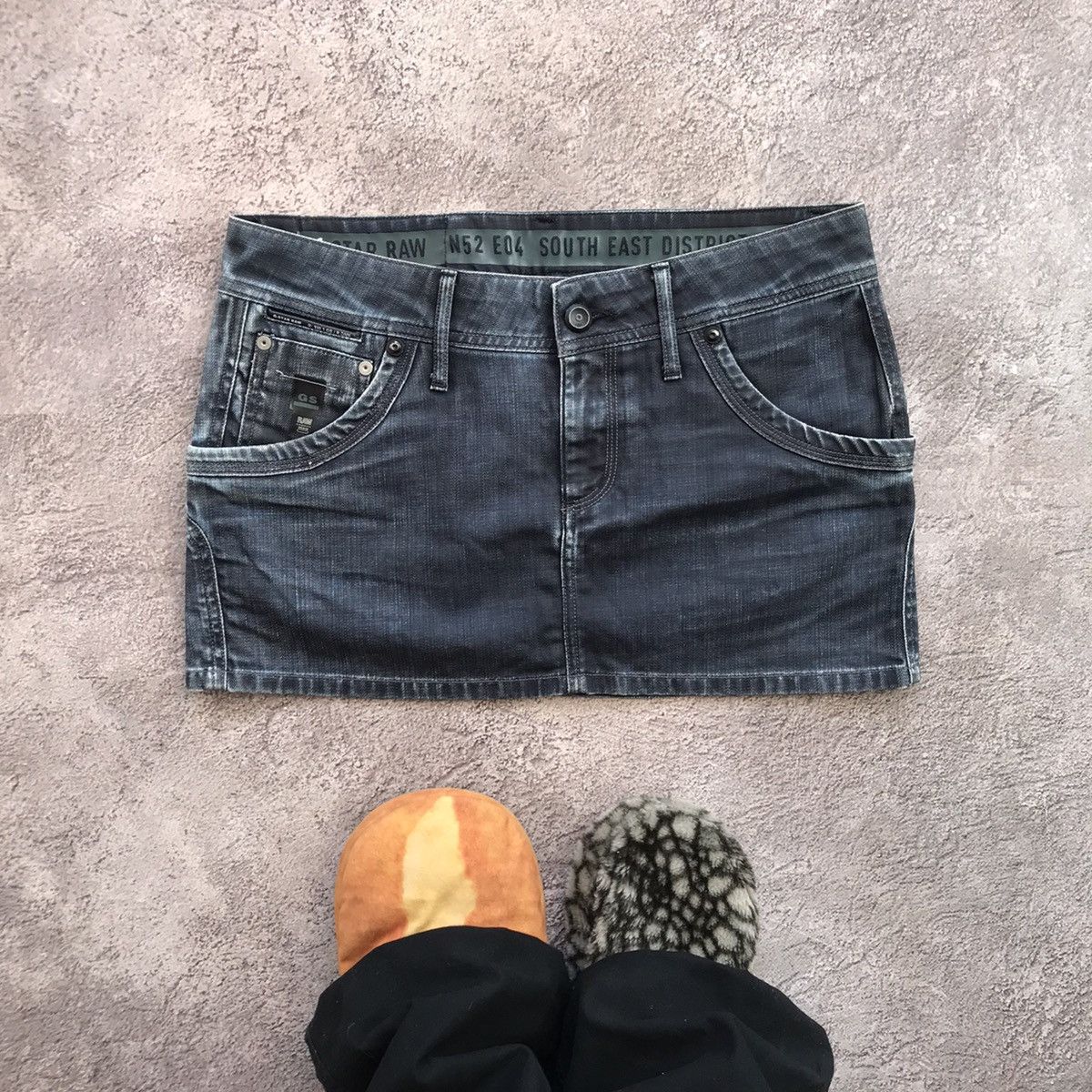 vintage mini skirt japan denim streetwear style Y2K