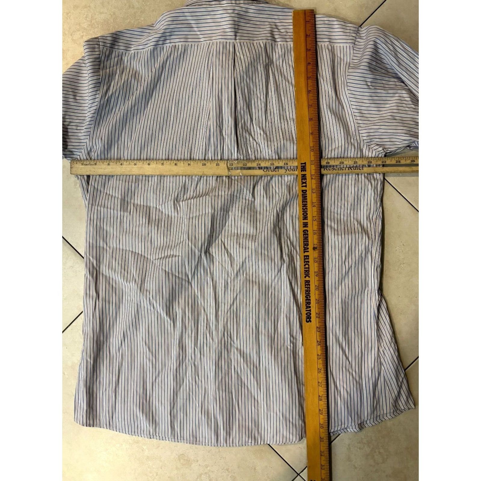 Vintage Gitman Bros Shirt Button Down Long Sleeve 17.5 USA Pinstripe 952 Size US XXL / EU 58 / 5 - 6 Thumbnail