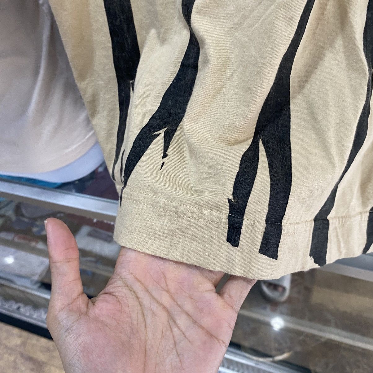 Issey Miyake Issey Miyake Men Archive Abstract Brushstroke Graphic Tee Size US M / EU 48-50 / 2 - 6 Thumbnail