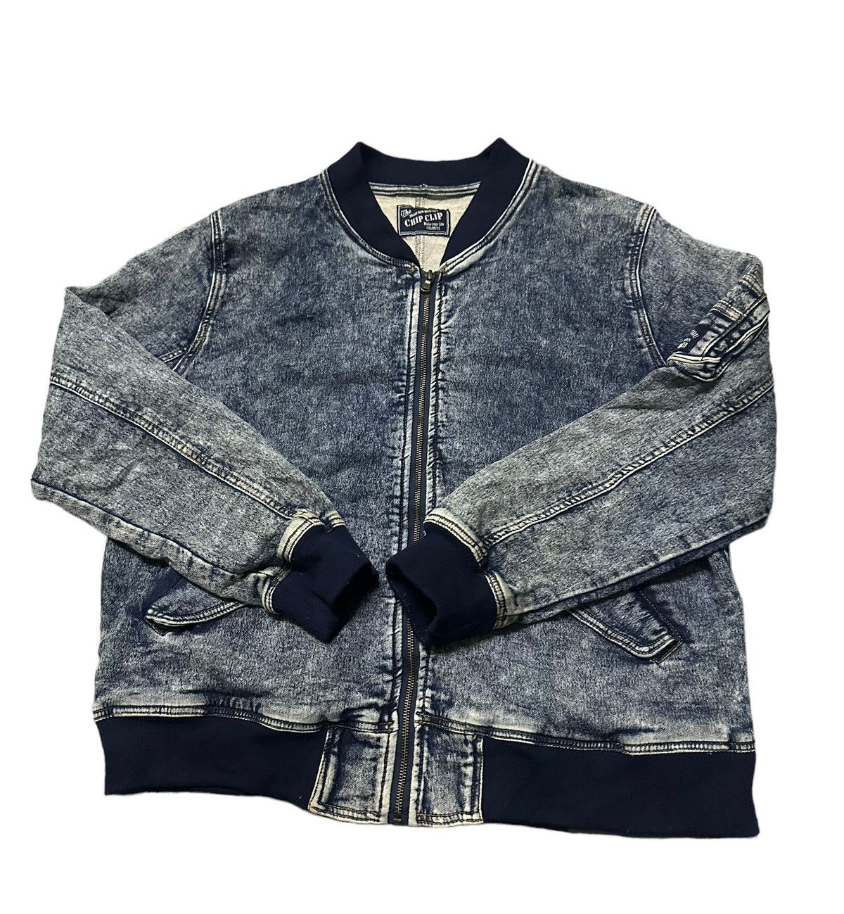 Japanese Brand Chip clip bomber jacket Size US XXL / EU 58 / 5 - 7 Thumbnail