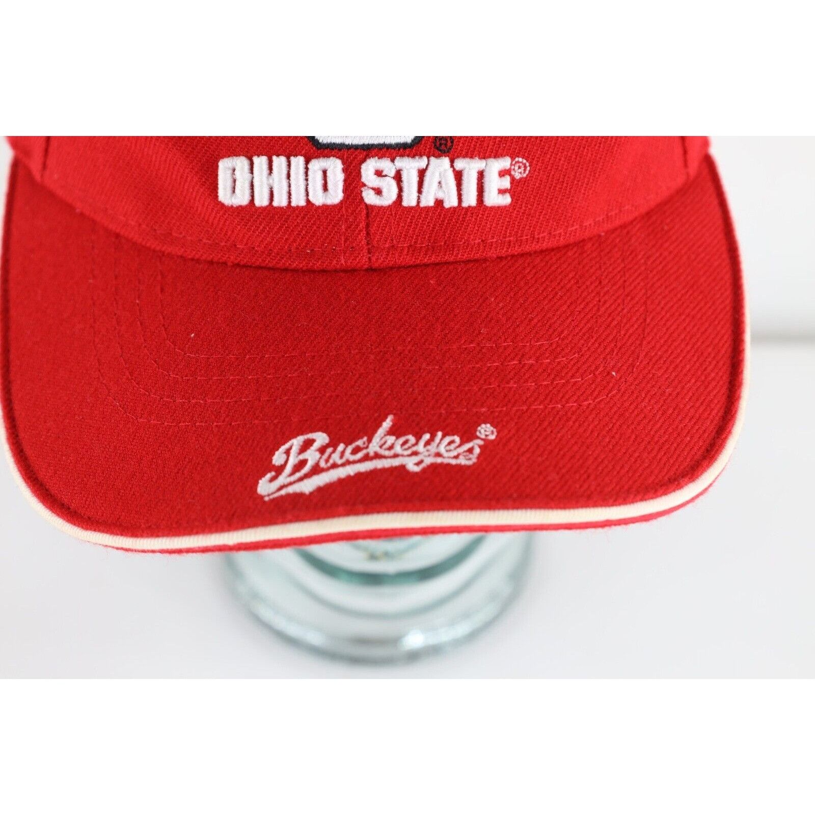 Vintage Vintage 90s Distressed Script Ohio State University Hat Size ONE SIZE - 2 Thumbnail