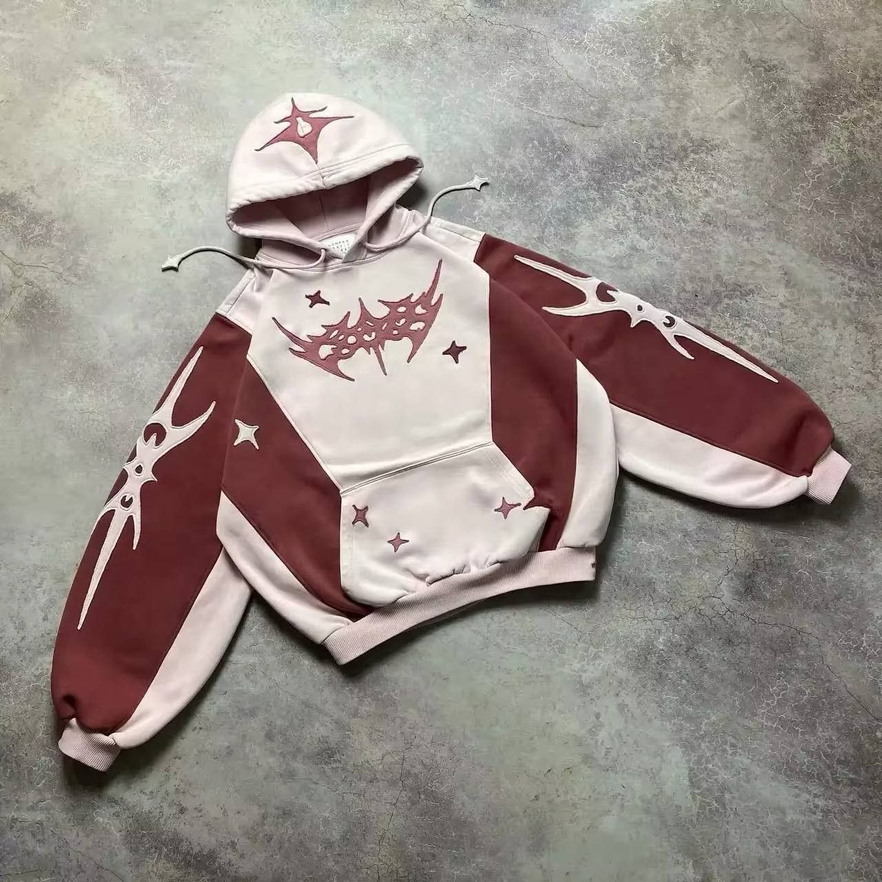 Japanese Brand × Vintage gothic hoodie with geometric embroidery Size US XL / EU 56 / 4 - 3 Thumbnail