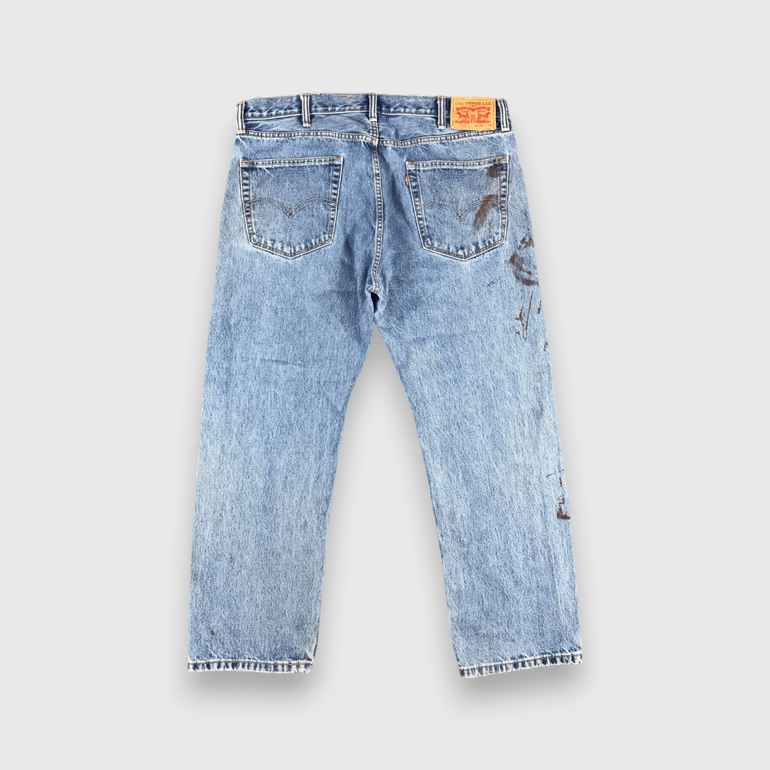 Levi's Vintage Blue Wash Levis 505 Jeans-J1716 Size US 39 - 2 Thumbnail