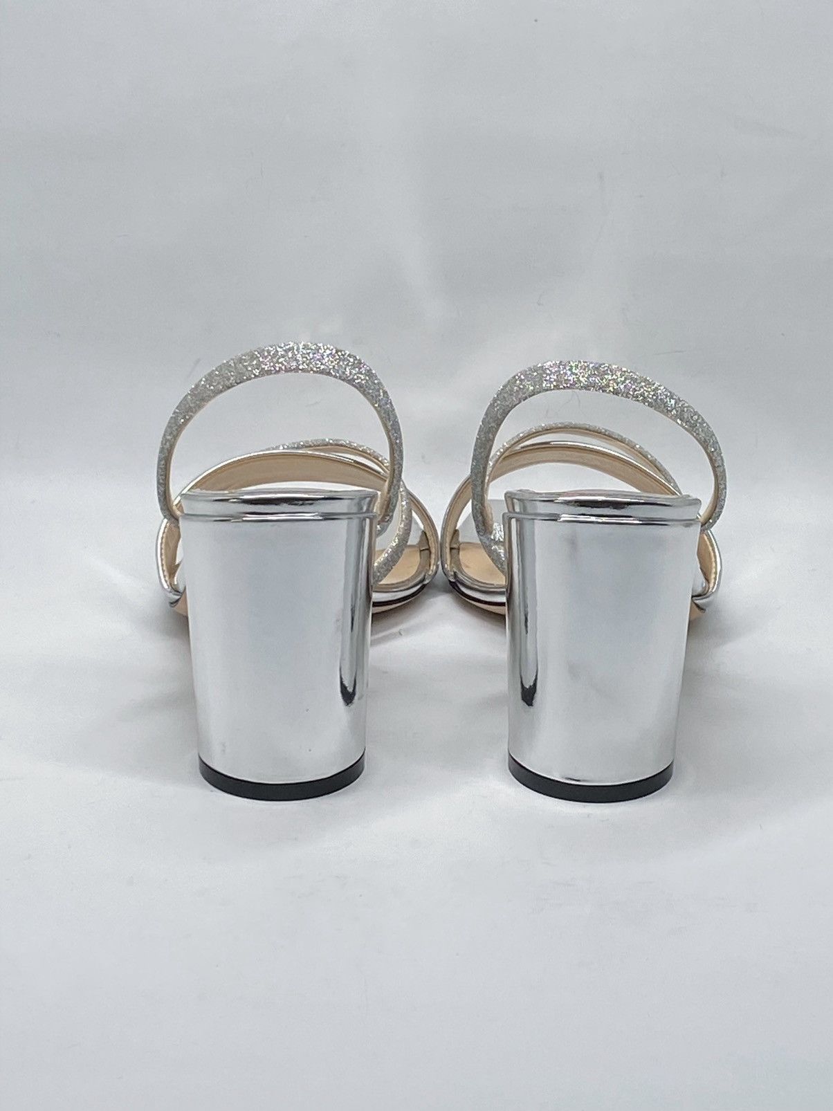 Jimmy Choo Jimmy Choo Metallic Leather Slingback Sandals size 36.5 Size US 6.5 / IT 36.5 - 8 Thumbnail