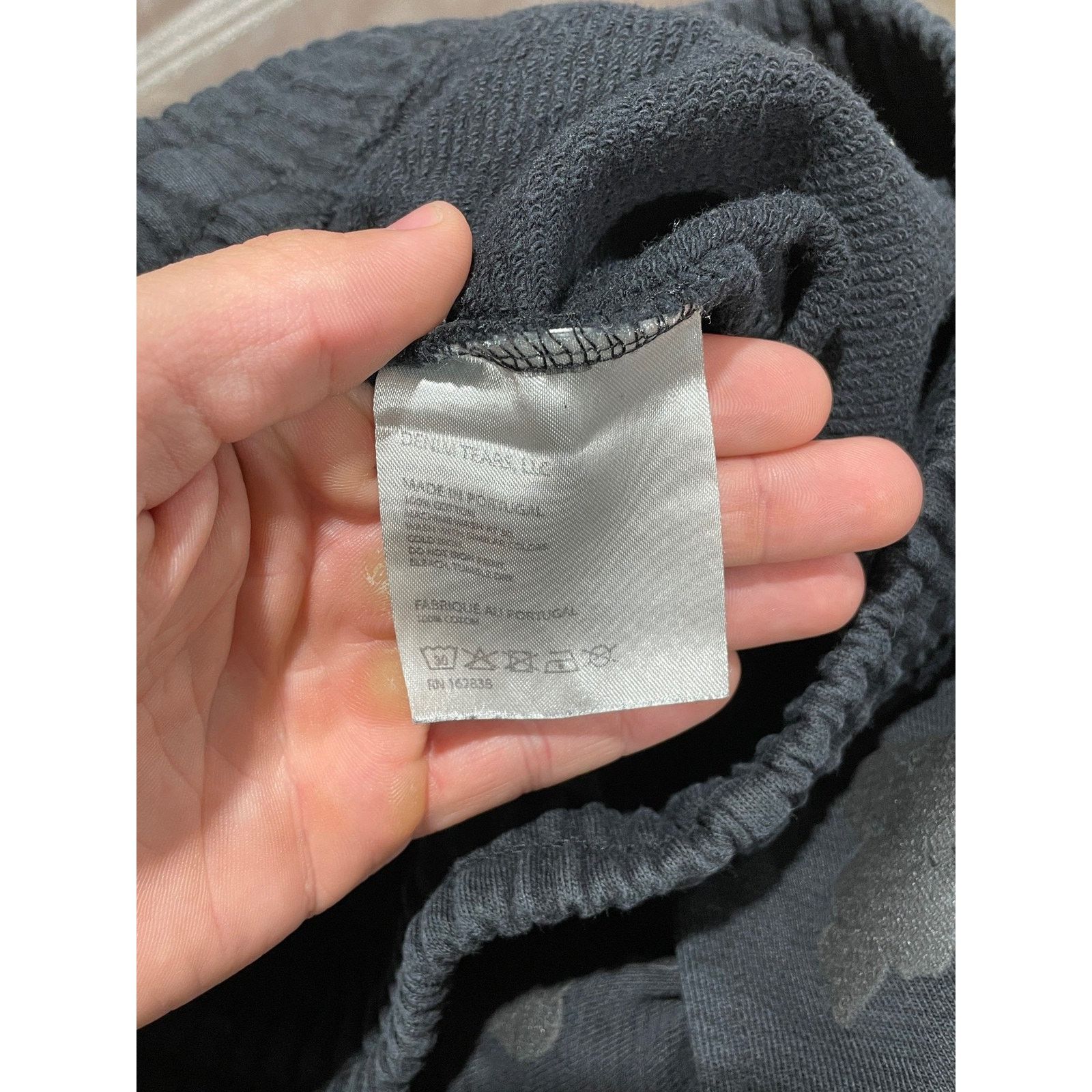 DENIM TEARS DENIM TEARS BLACK MONO WREATH SWEATPANT SIZE LARGE PREOWNED Size US 30 / EU 46 - 4 Thumbnail