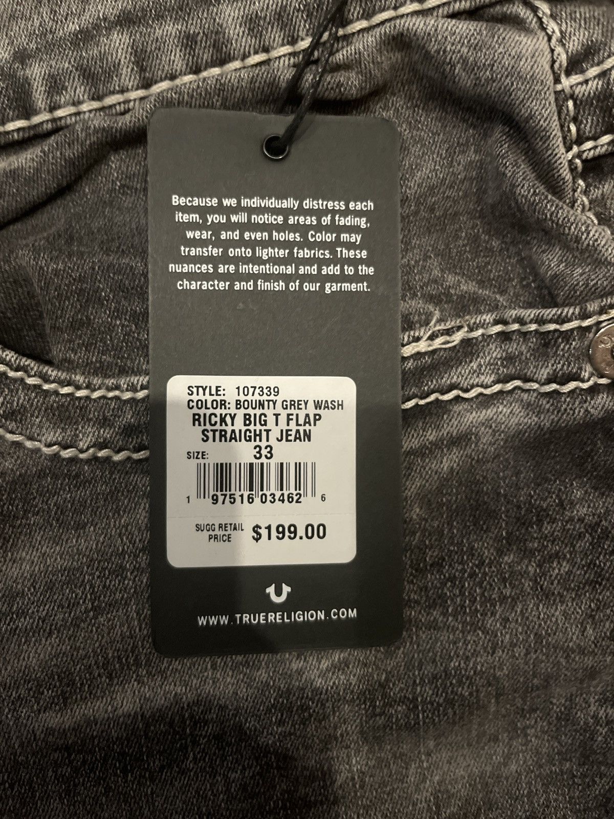 True Religion true religions Size US 33 - 3 Thumbnail