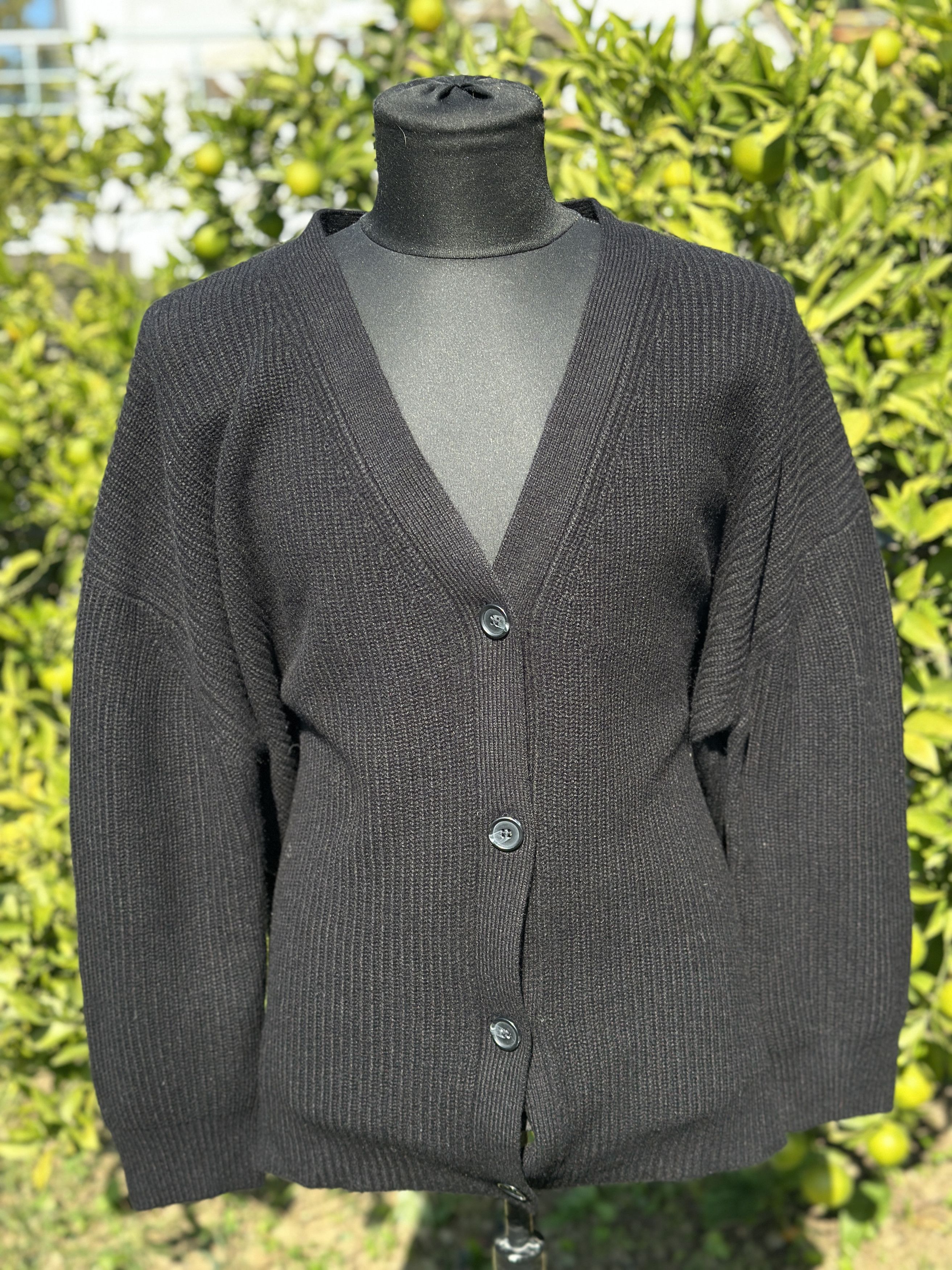 Other Jenni Kayne Knit Cardigan Pure Cashmere Black Size XL Size XL / US 12-14 / IT 48-50 - 1 Thumbnail