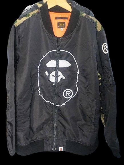 Bape A Bathing Ape Bomber Jacket Size US XXL / EU 58 / 5 - 1 Thumbnail
