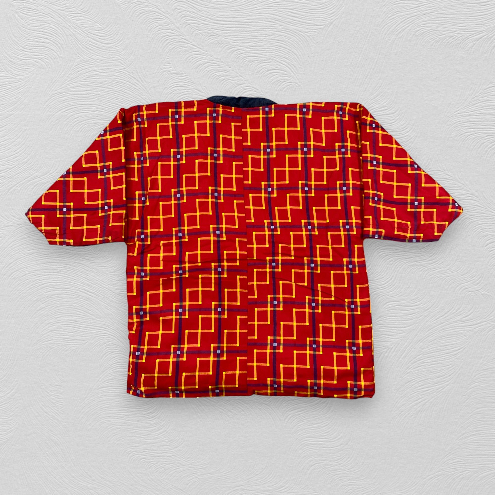 Japanese Brand Vintage Japanese Padded Plaid Japanese Kimono -J273 Size US L / EU 52-54 / 3 - 2 Thumbnail